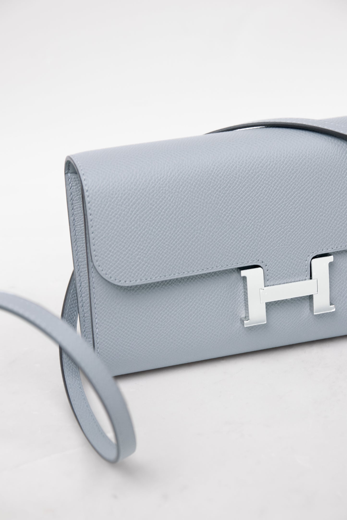 Hermès Constance Wallet To Go Gris Pantin PHW