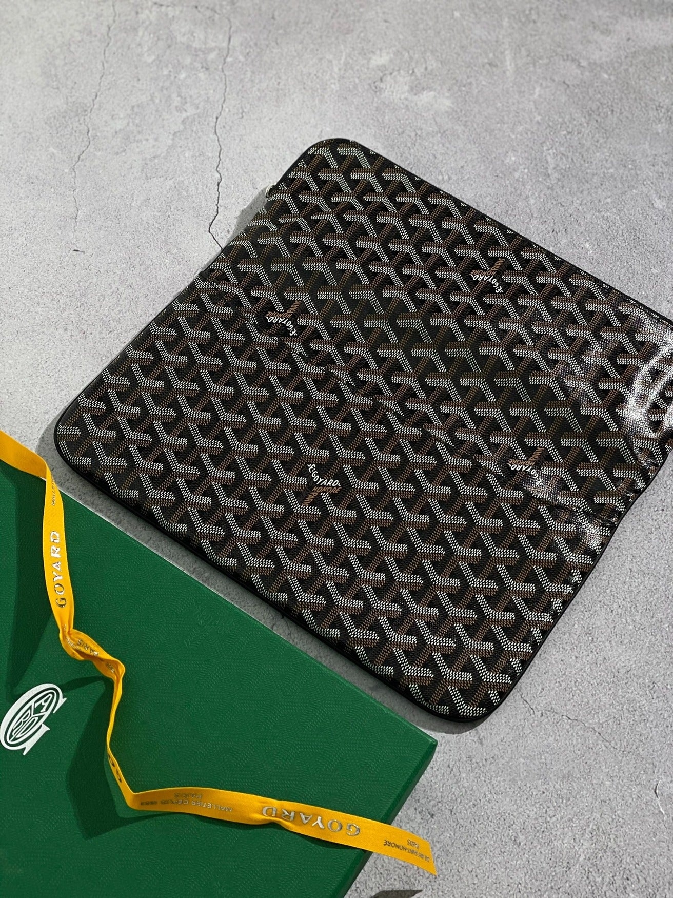 Goyard Saint Marie Clutch Black Color