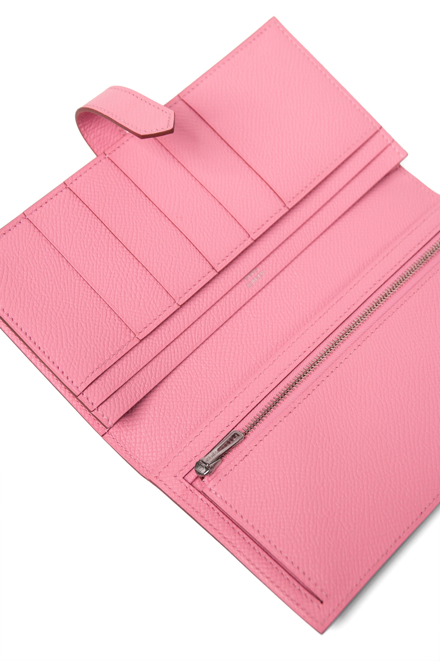 Hermes Bearn Wallet in Rose Confetti