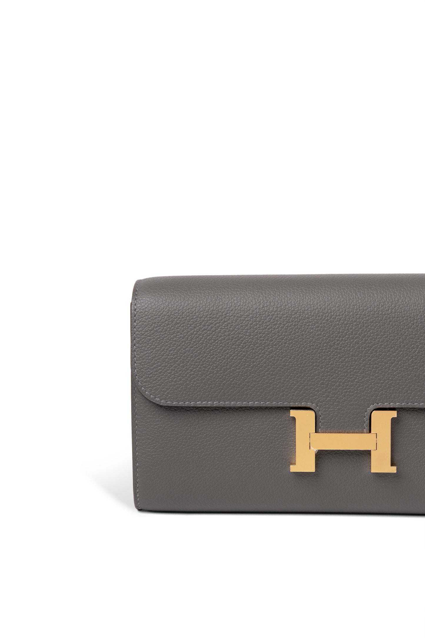 Hermes Constance To Go in Gris Meyer with Gold Hardware