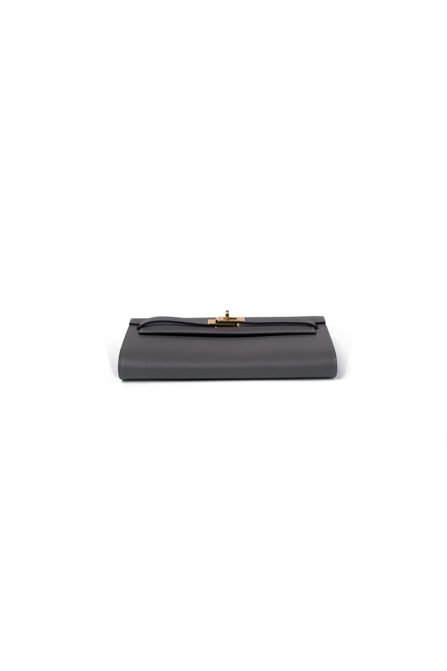 Hermes Kelly To Go in Ardoise with Gold Hardware