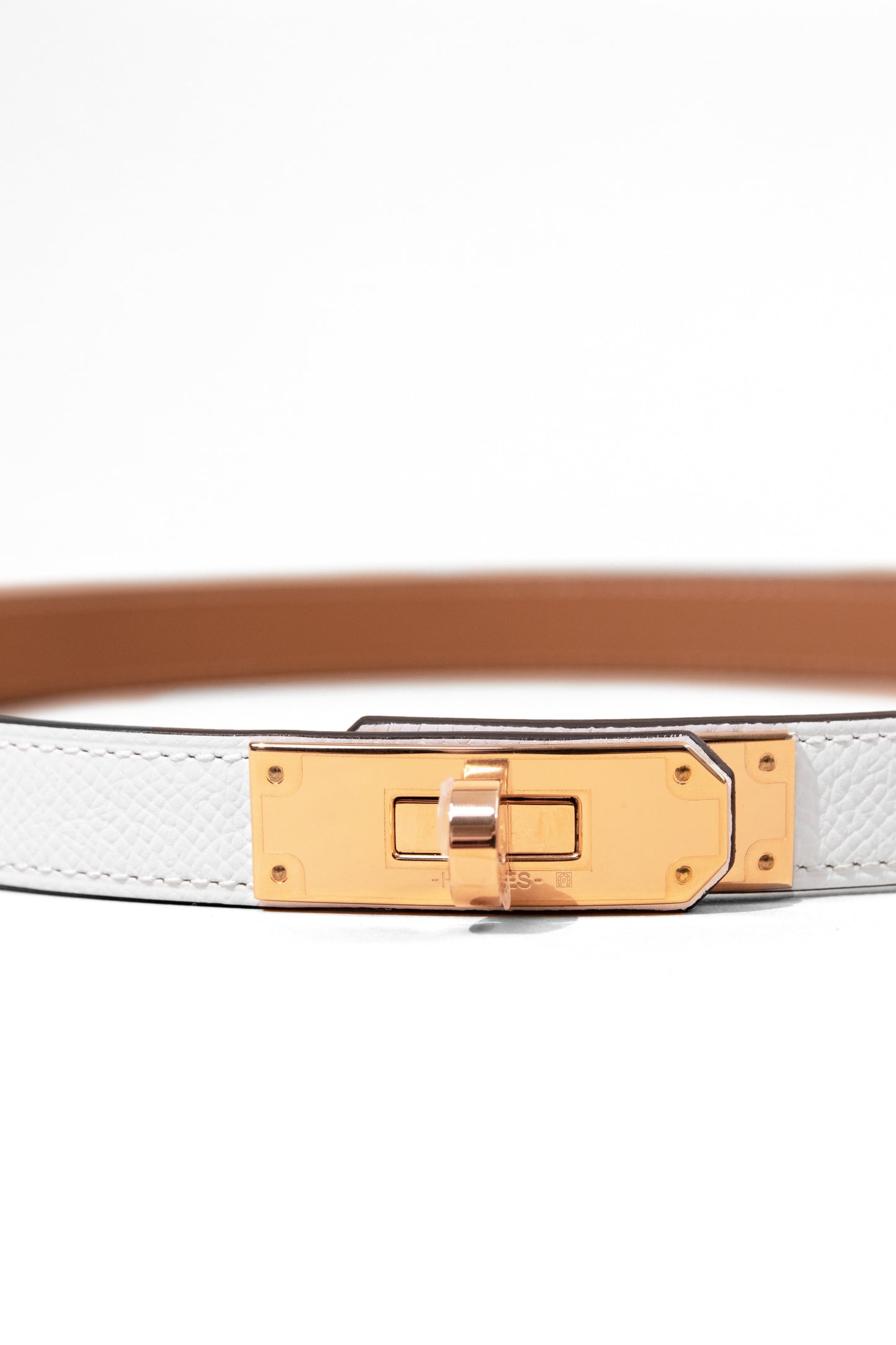 White Kelly Belt ghw