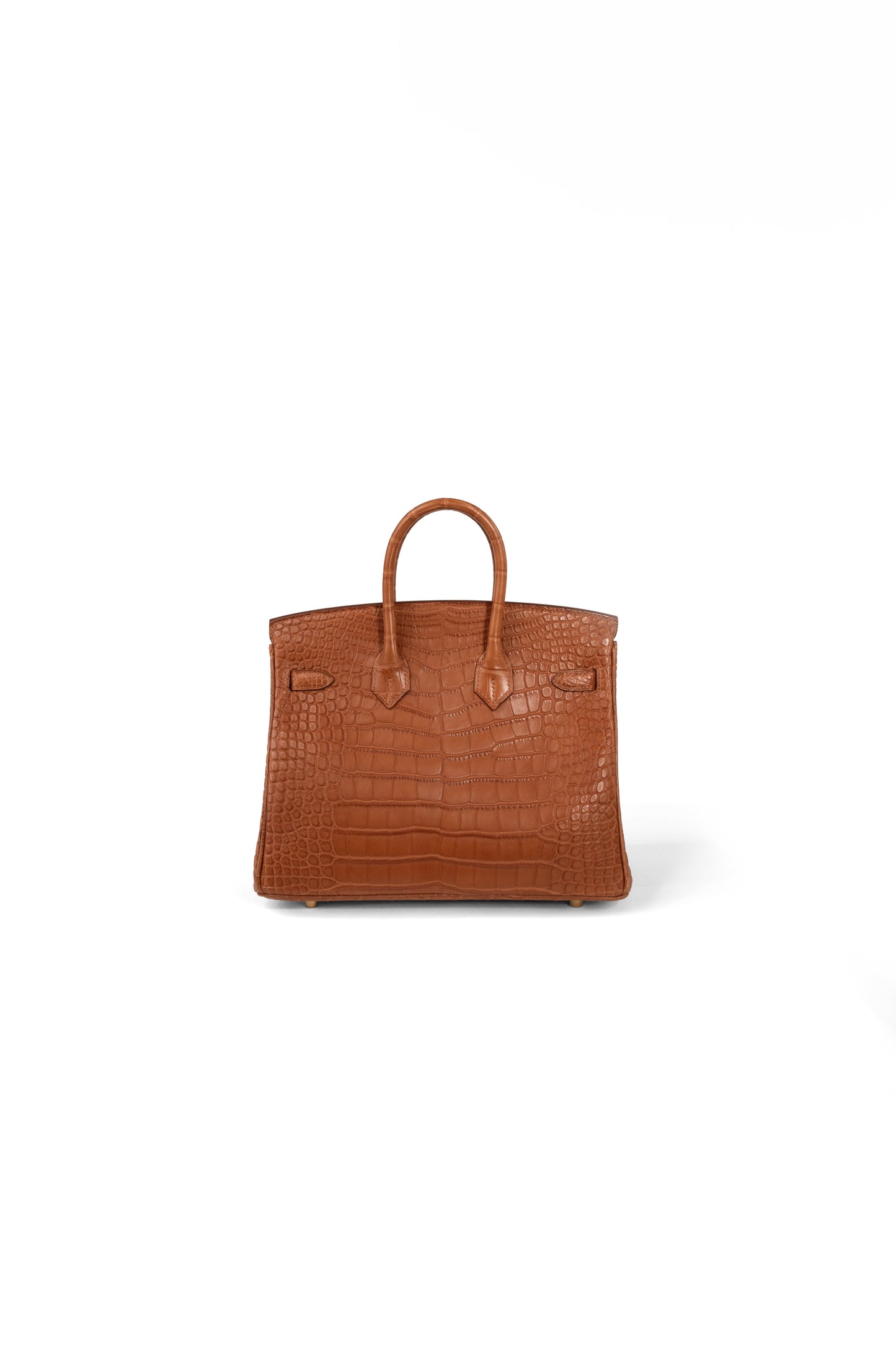 Hermes Birkin 25 Crocodile matte Gold GHW