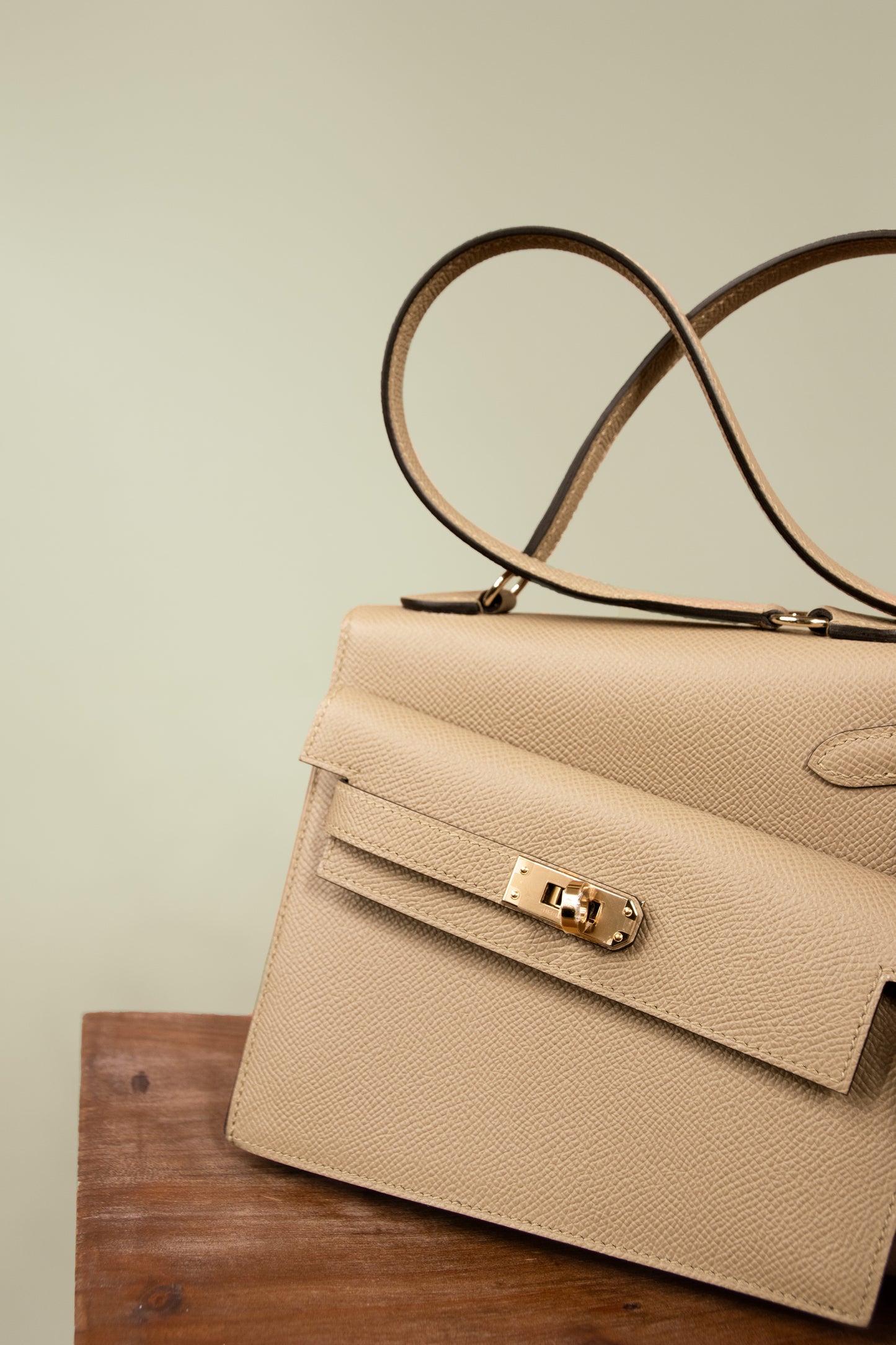 Hermès Kelly Epsom Desordre Poussiere PBHW