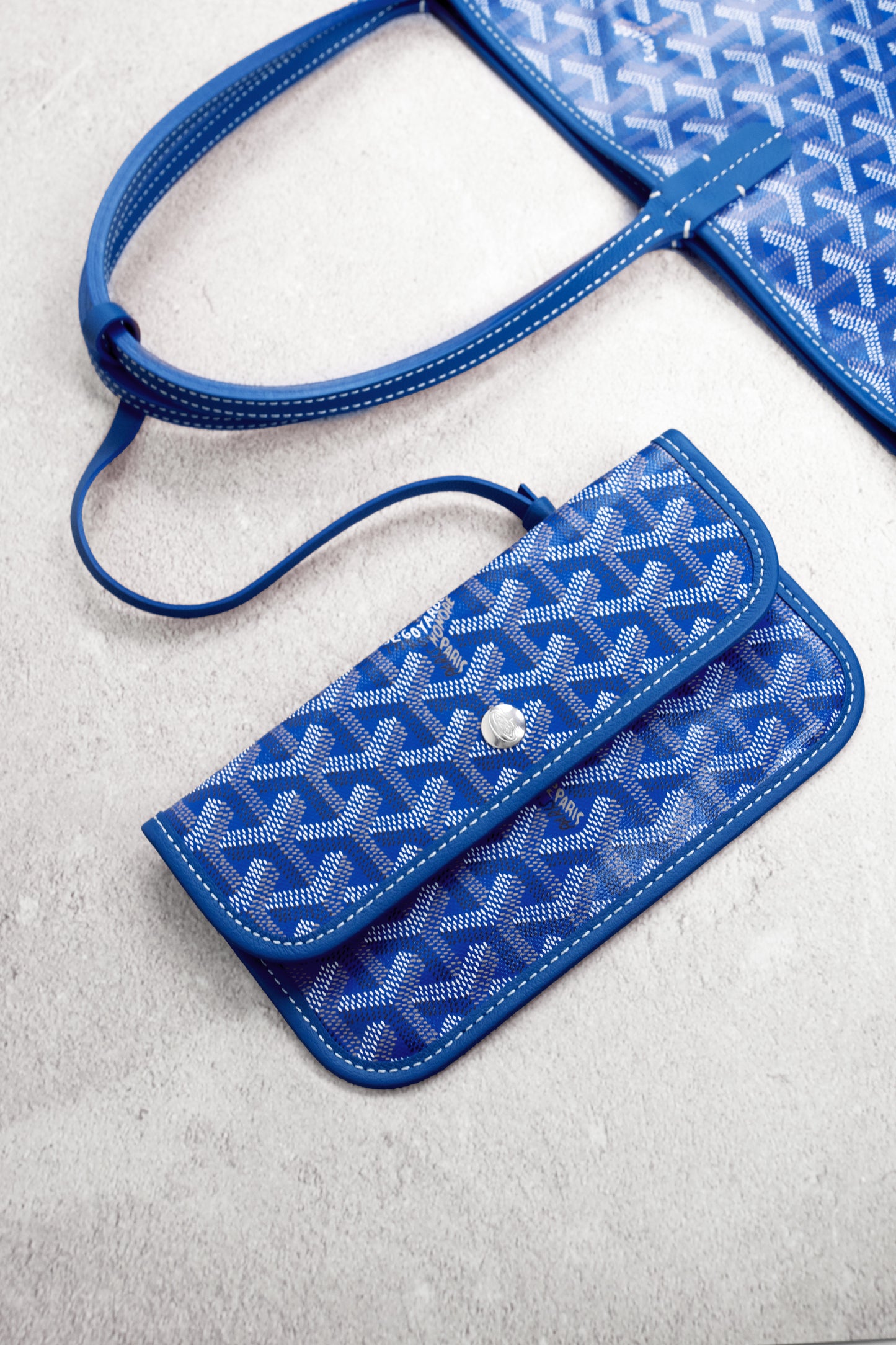 Goyard St Louis PM in Sky Blue