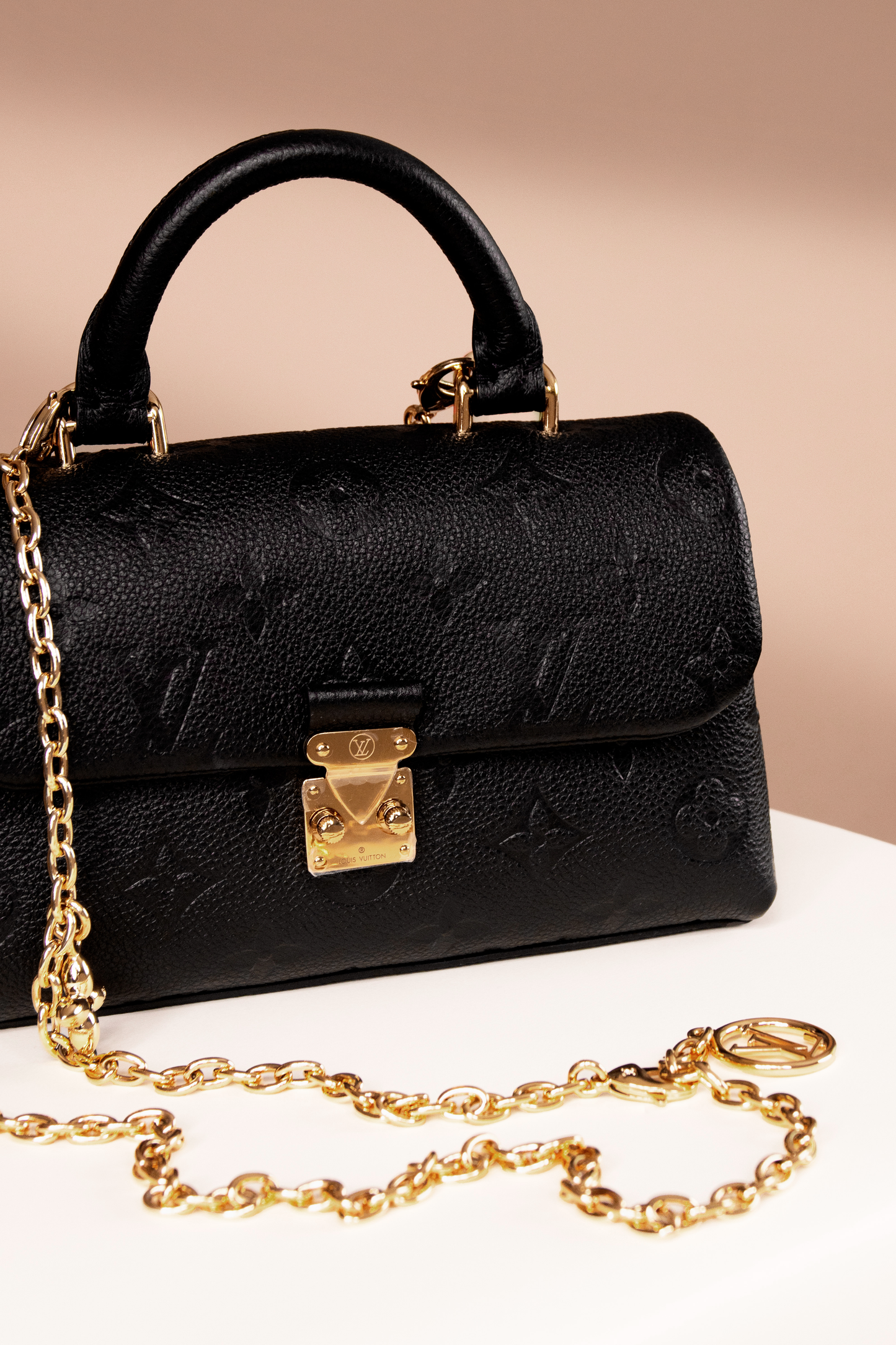 Louis Vuitton Nano Madeleine Black Bag