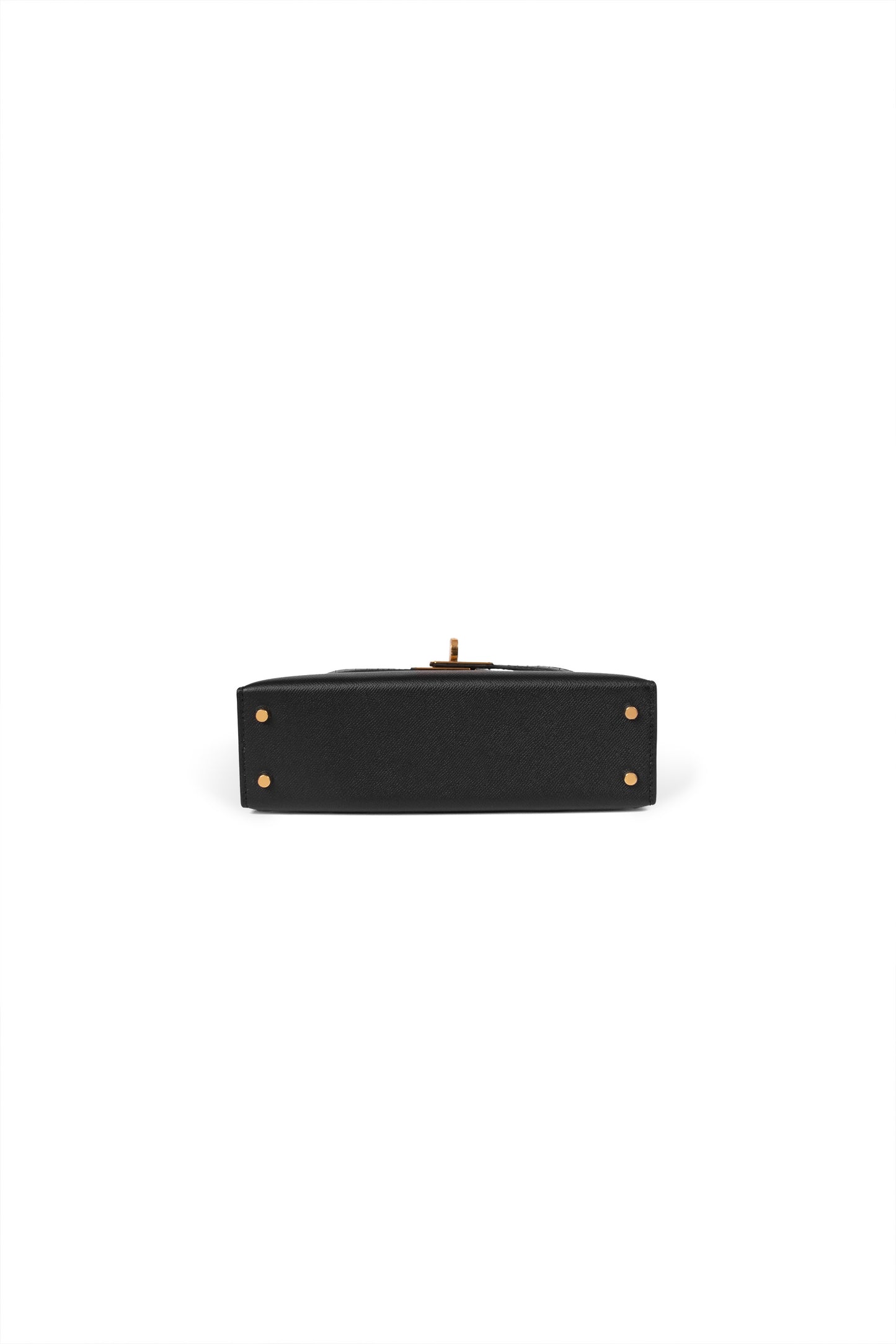 Hermes Mini Kelly Touch in Black with Gold Hardware