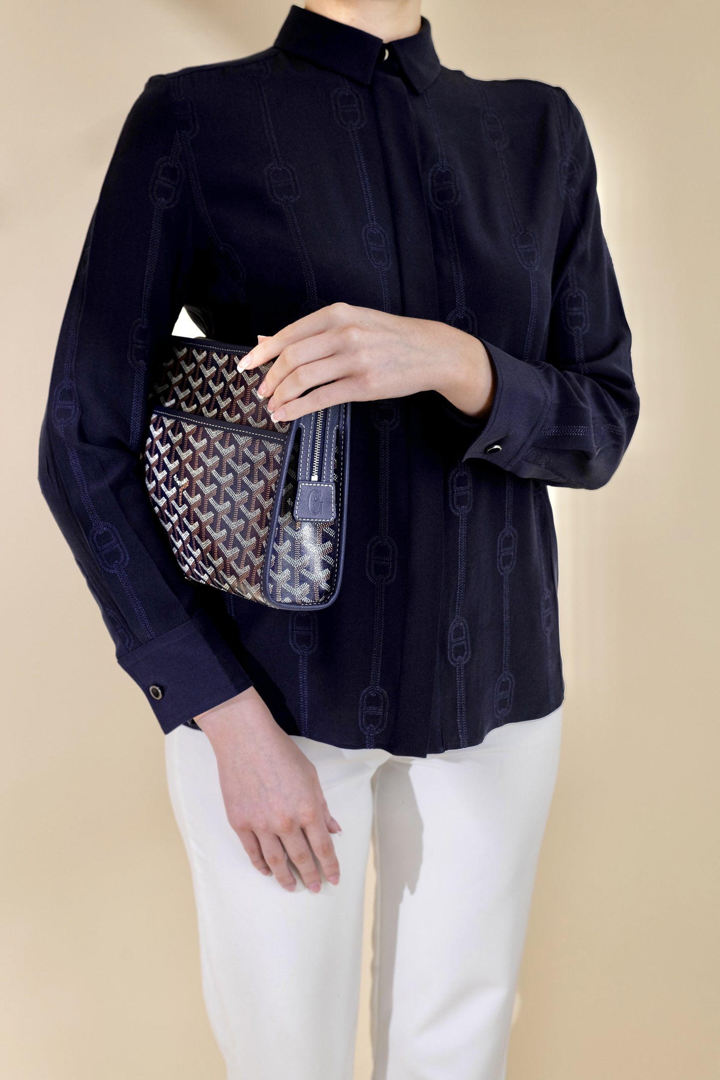 Goyard Jouvence MM Toiletry Bag in Navy