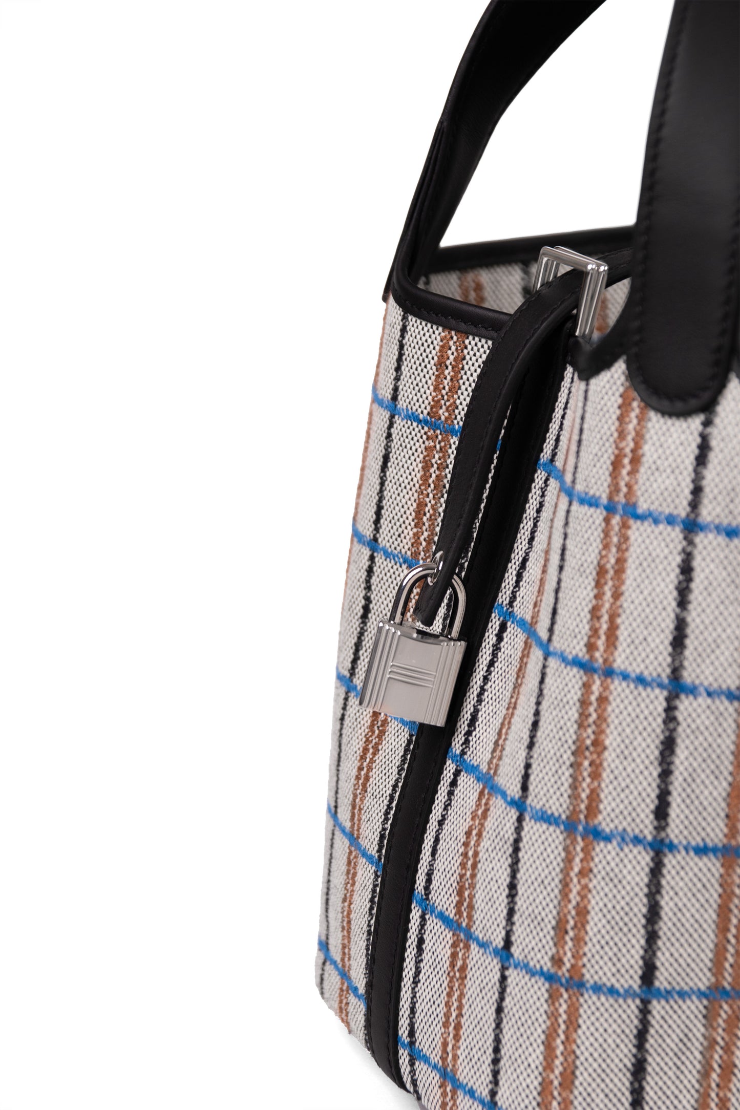 Hermes Picotin 18 Limited Edition Ecru/Noir/Fauve/Bleu Zanzibar PHW