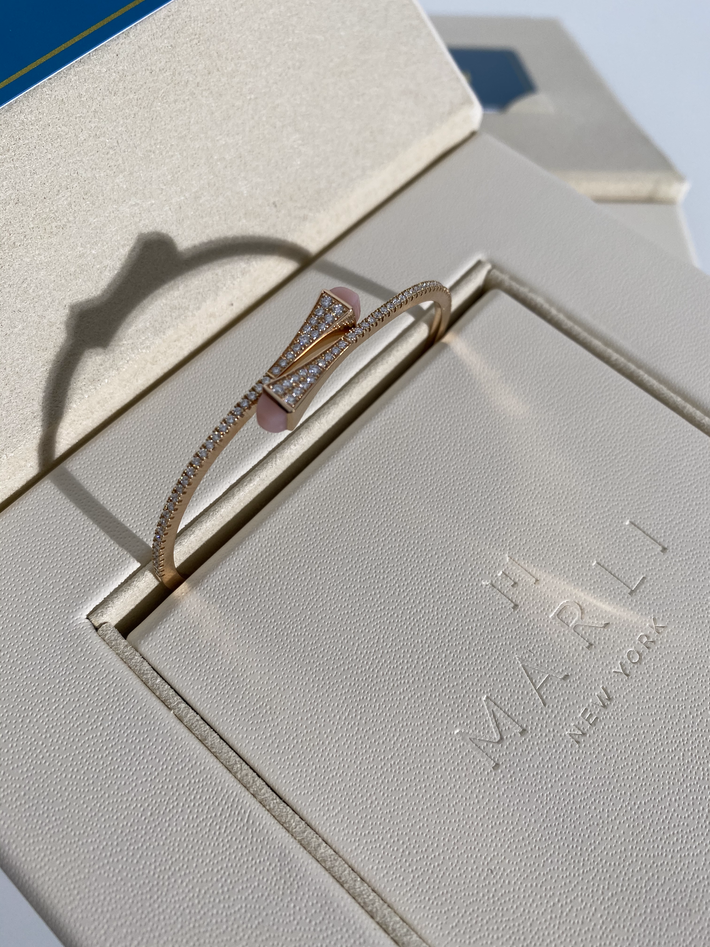 Marli Cleo Bracelets Rose Gold/Pink Opal