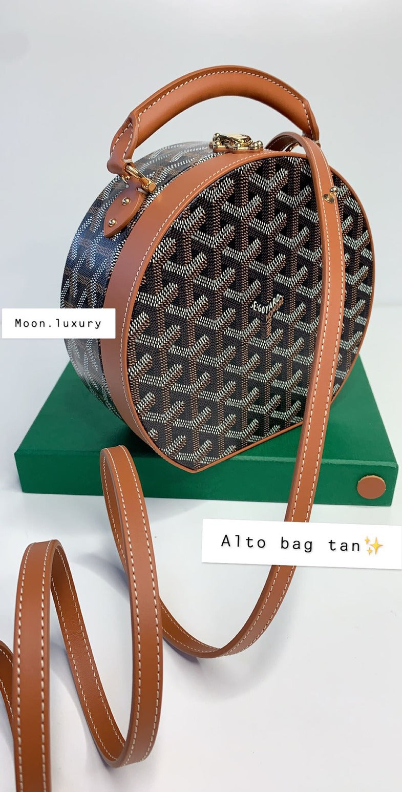 Goyard Alto Bag Tan/Black