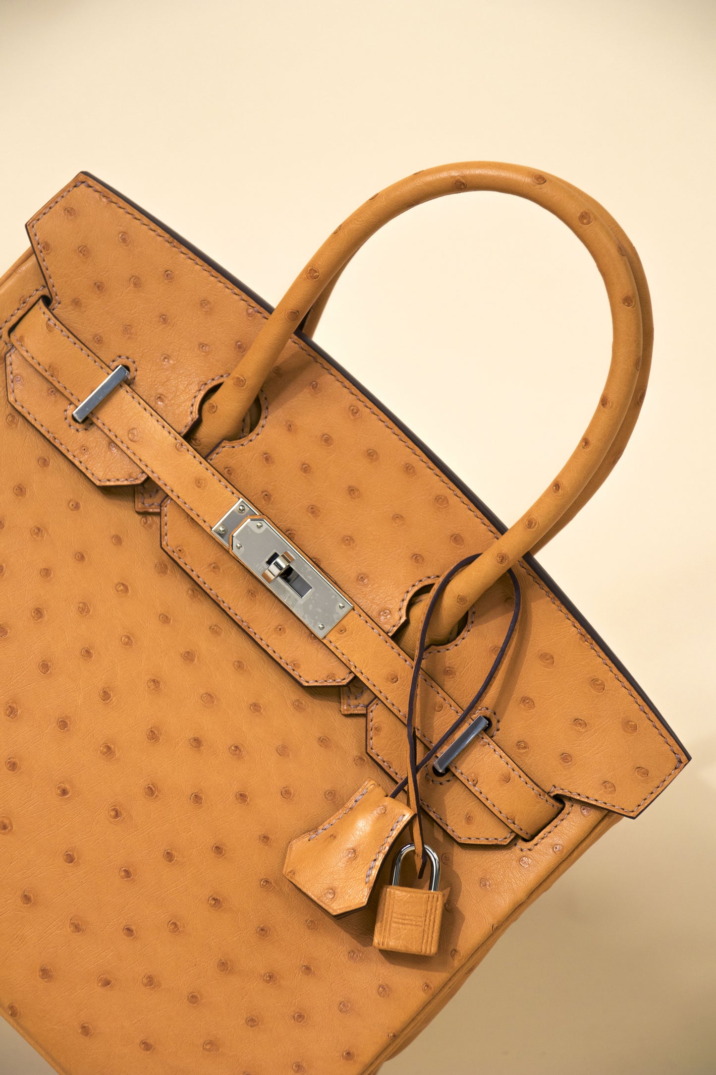 Hermès Birkin 30 Ostrich Saffron PHW