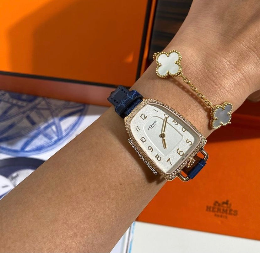 Hermès Galop Watch and Van Cleef Bracelet