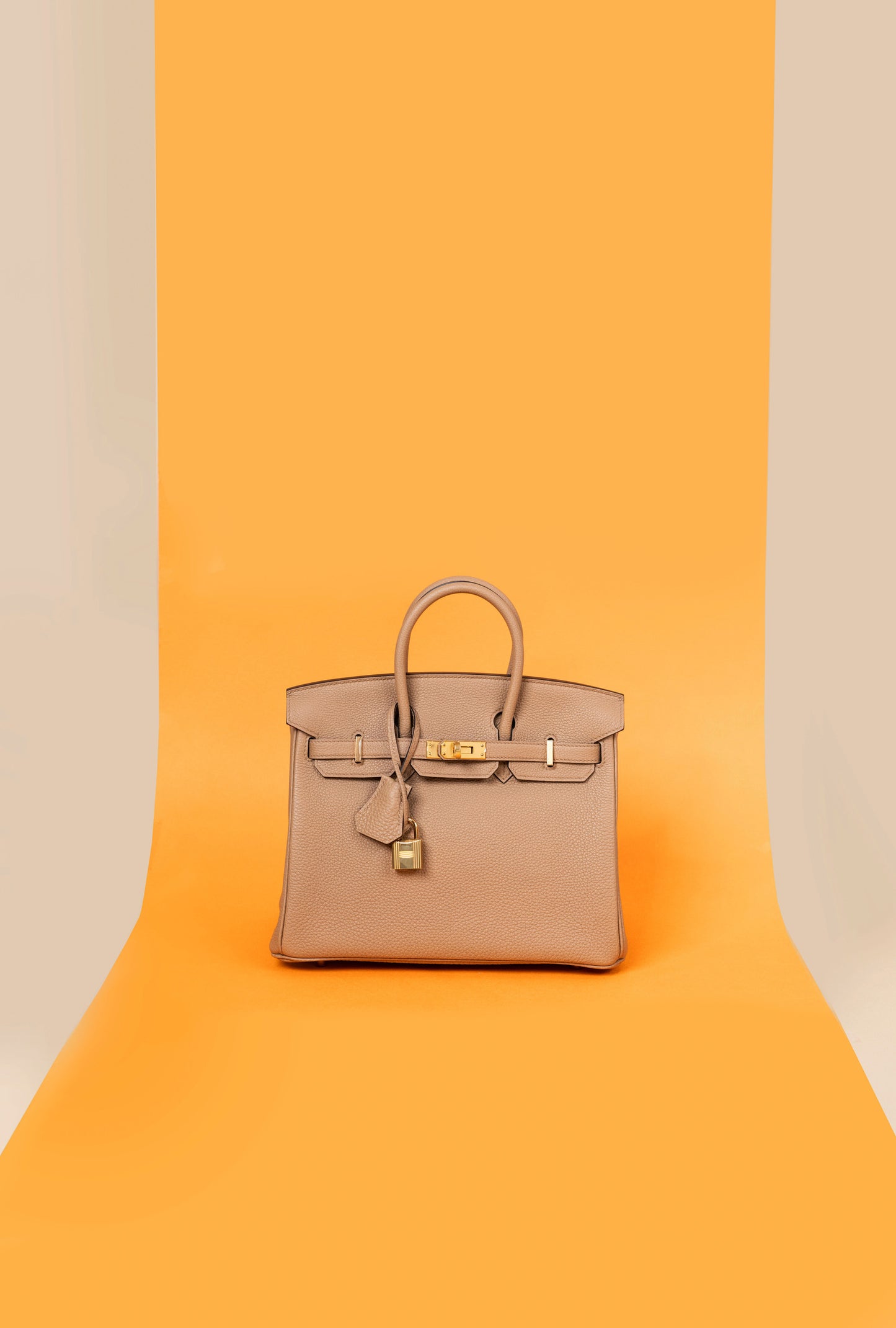 Hermès Birkin 25 Togo Chai GHW