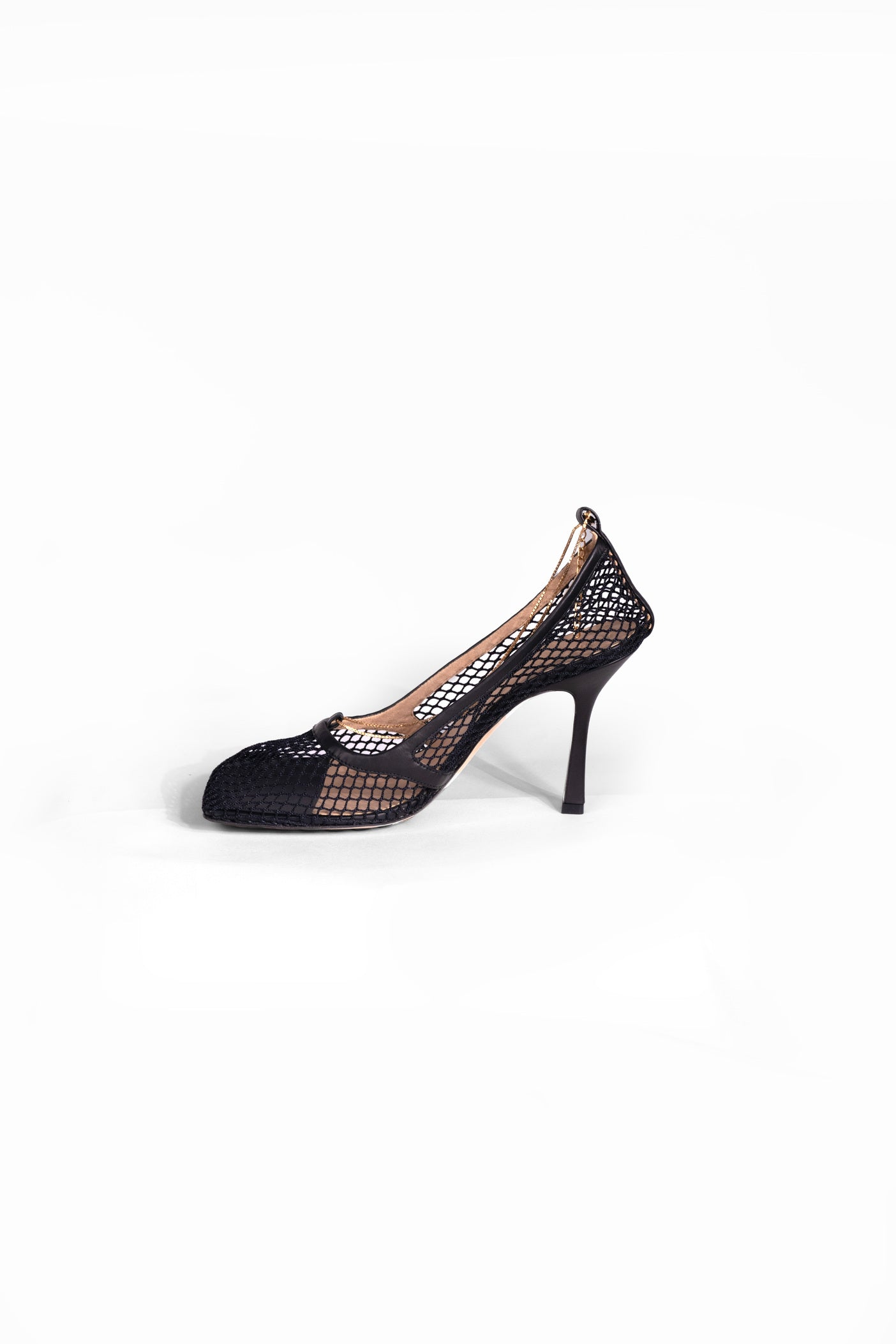 Bottega Veneta Mesh Chain Heels