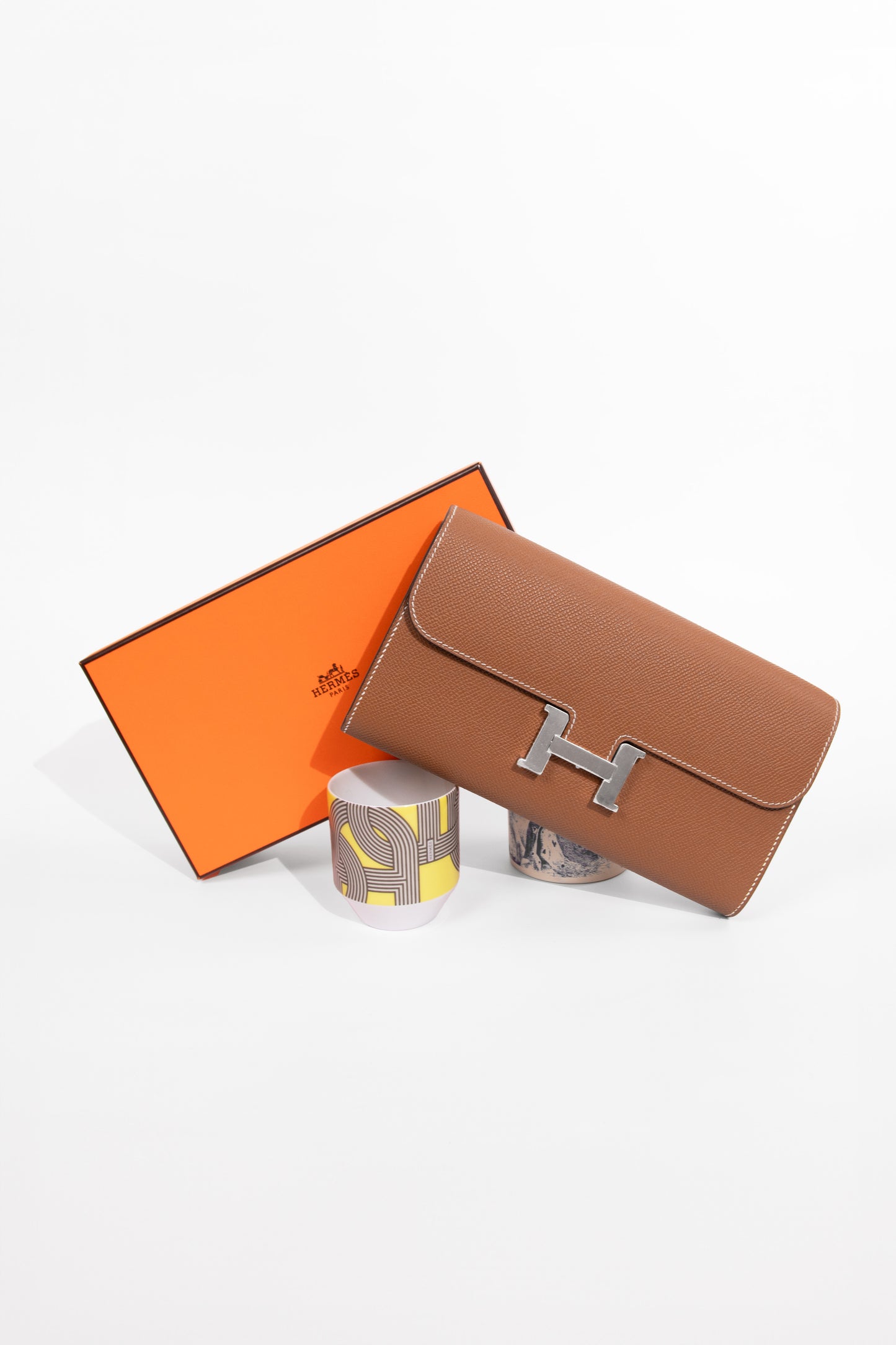 Hermès Constance Wallet To Go in Gold PHW