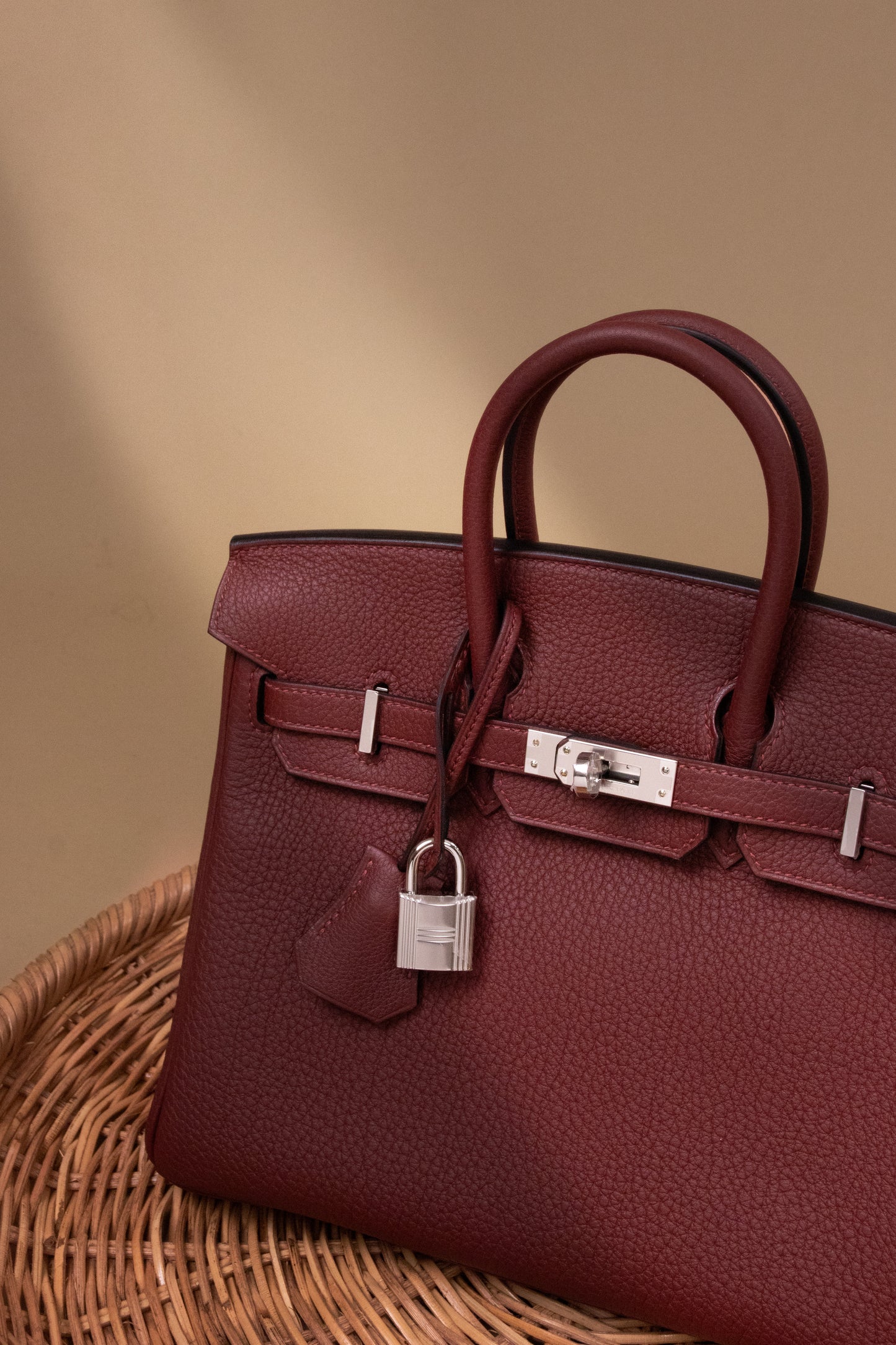 Hermès Birkin 25 Togo Rouge H PHW