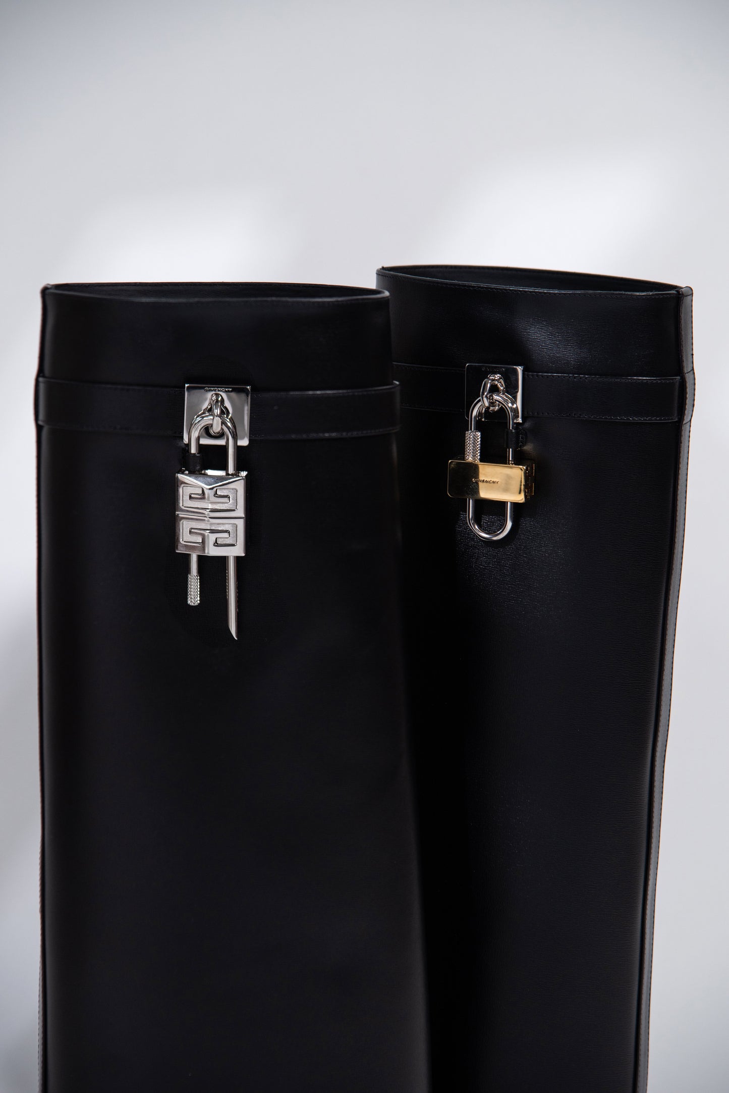 Givenchy - Black Shark Lock Boots in Black