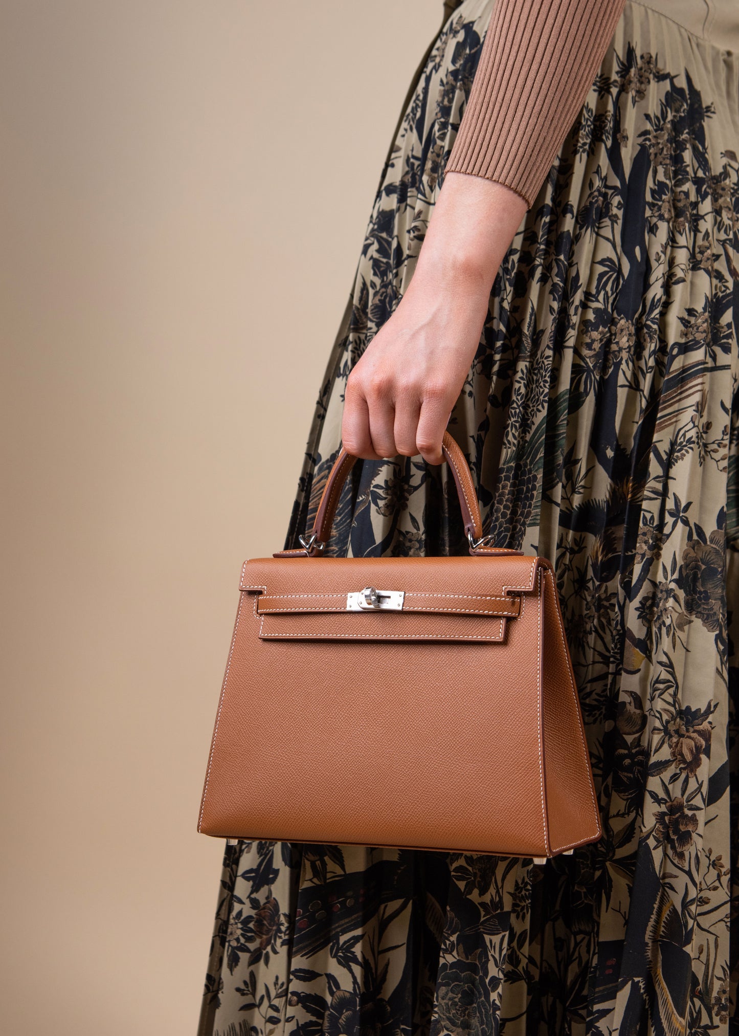 Hermès - Kelly 25 Sellier Gold PHW