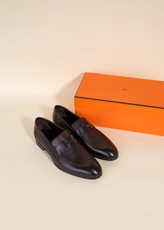 Hermès - Paris Loafers in Marron Ébène