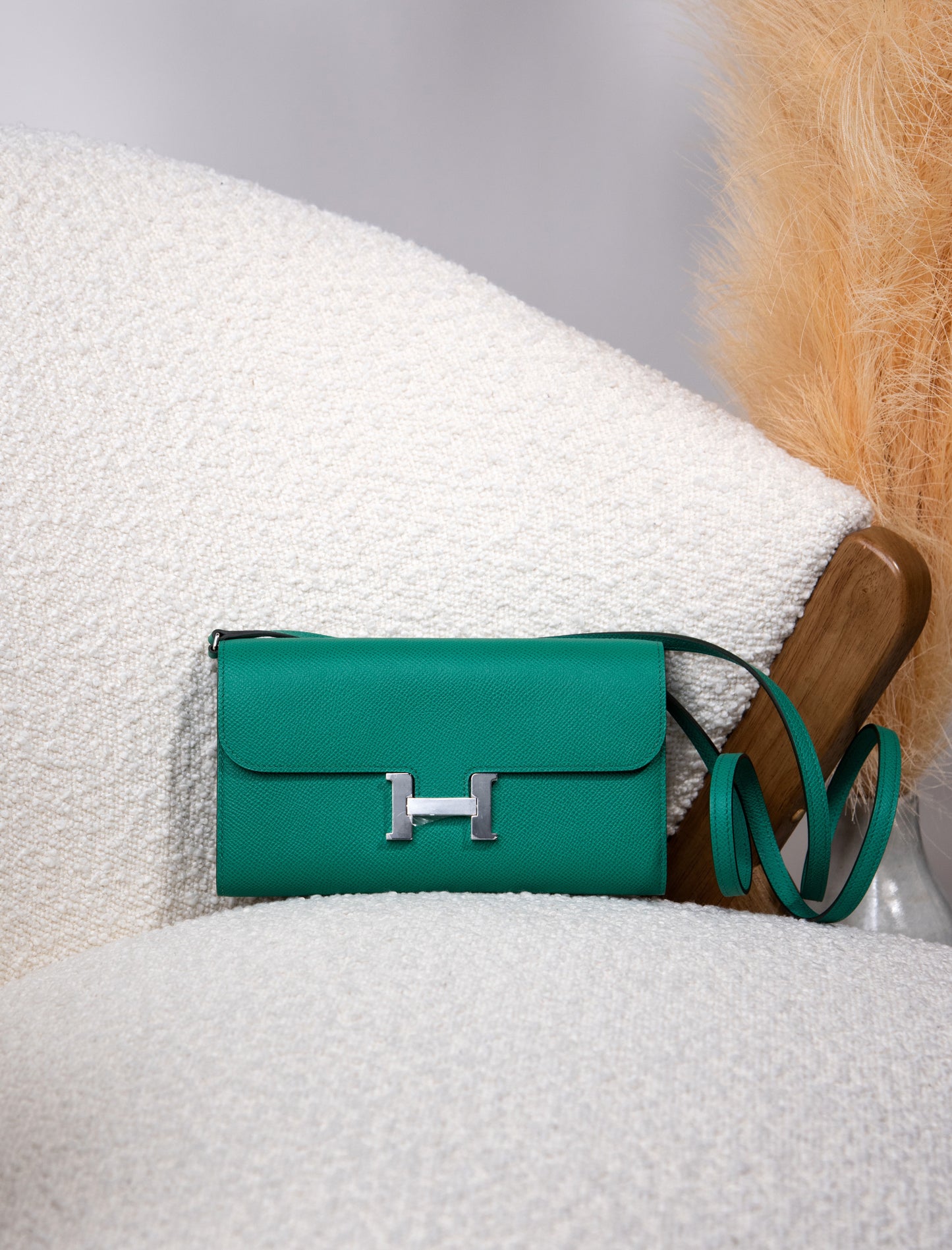 Hermès - Constance To Go in Vert Jade PHW