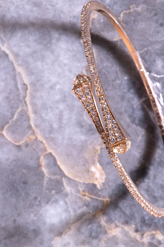 Marli Cleo Rose Gold Diamond Bracelet