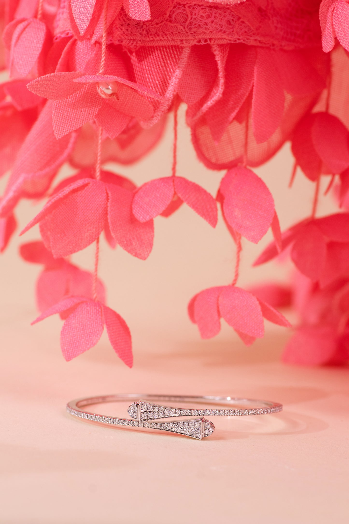 Marli Cleo White Gold Full Diamond Bracelet