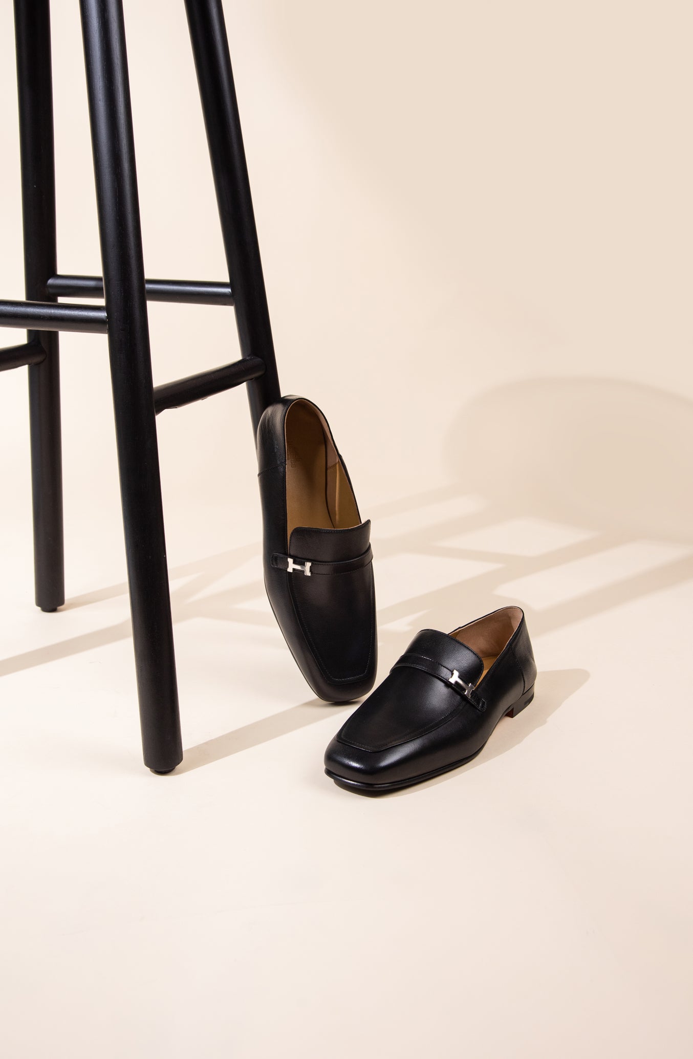 Hermès Giovanni Loafer in Black