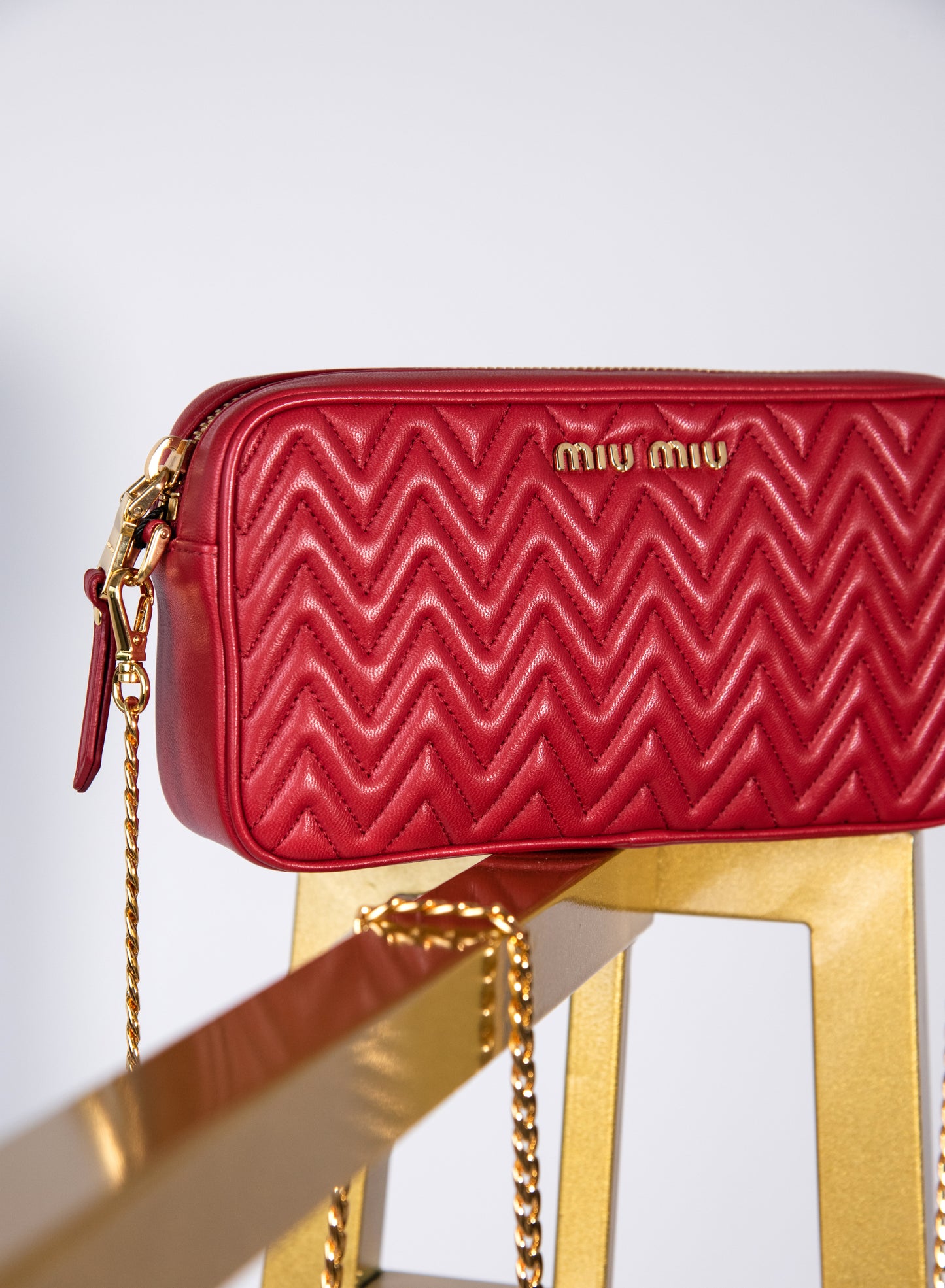 Miu Miu Red Crossbody Bag