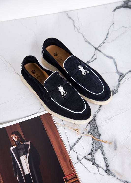 Loro Piana Summer Charms Walk Blue Navy