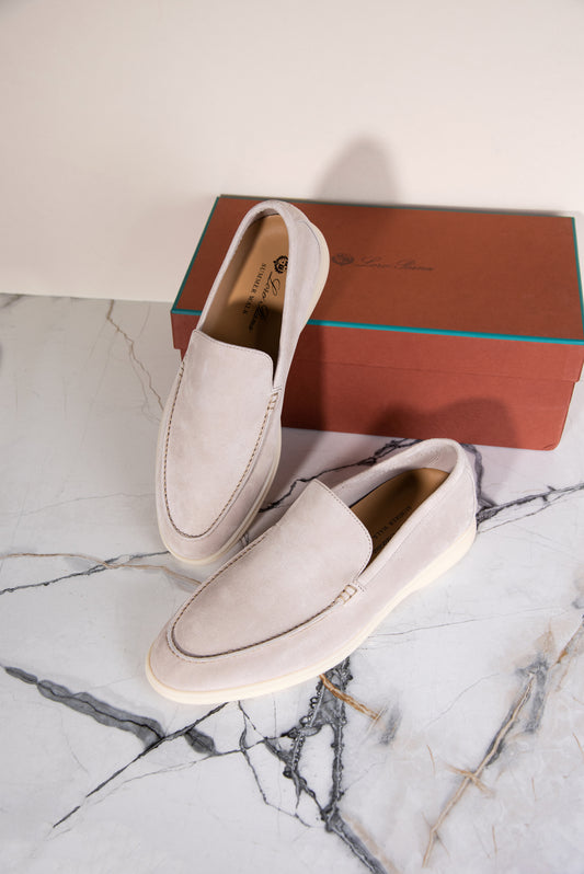 Loro Piana Summer Walk Loafers in Classic Beige
