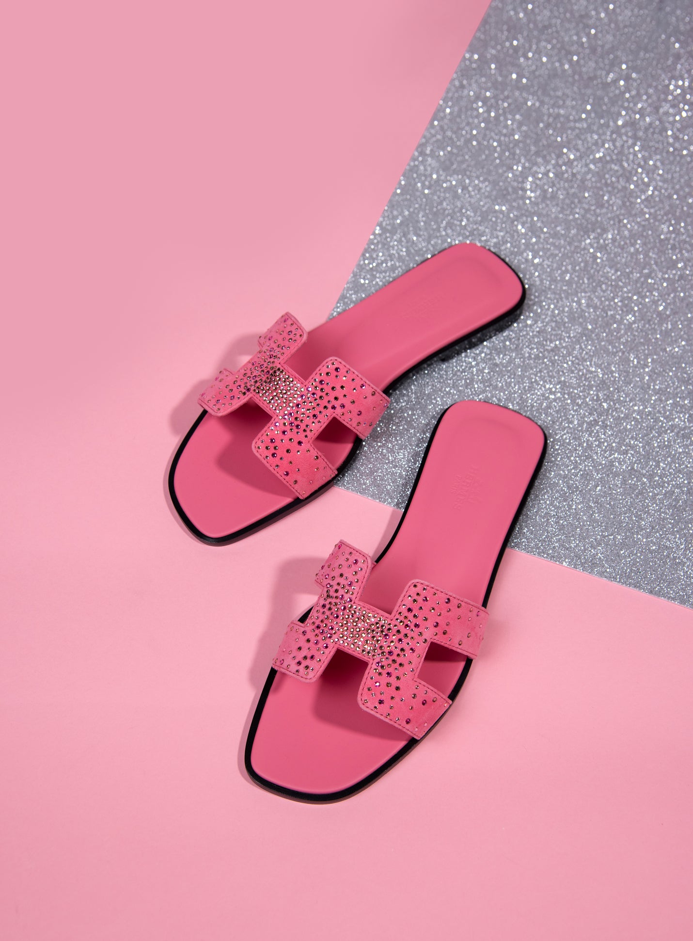 Hermès Sparkle Orans in Rose Jaipur