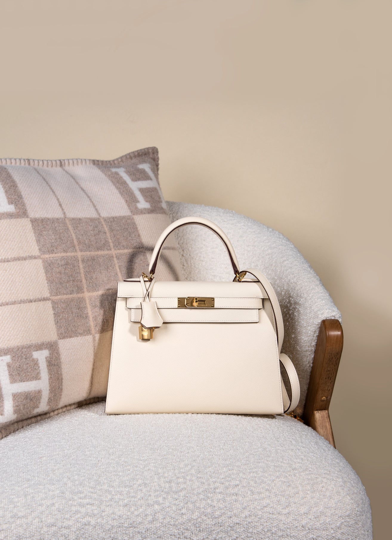 Hermès Kelly 28 Epsom Nata with GHW
