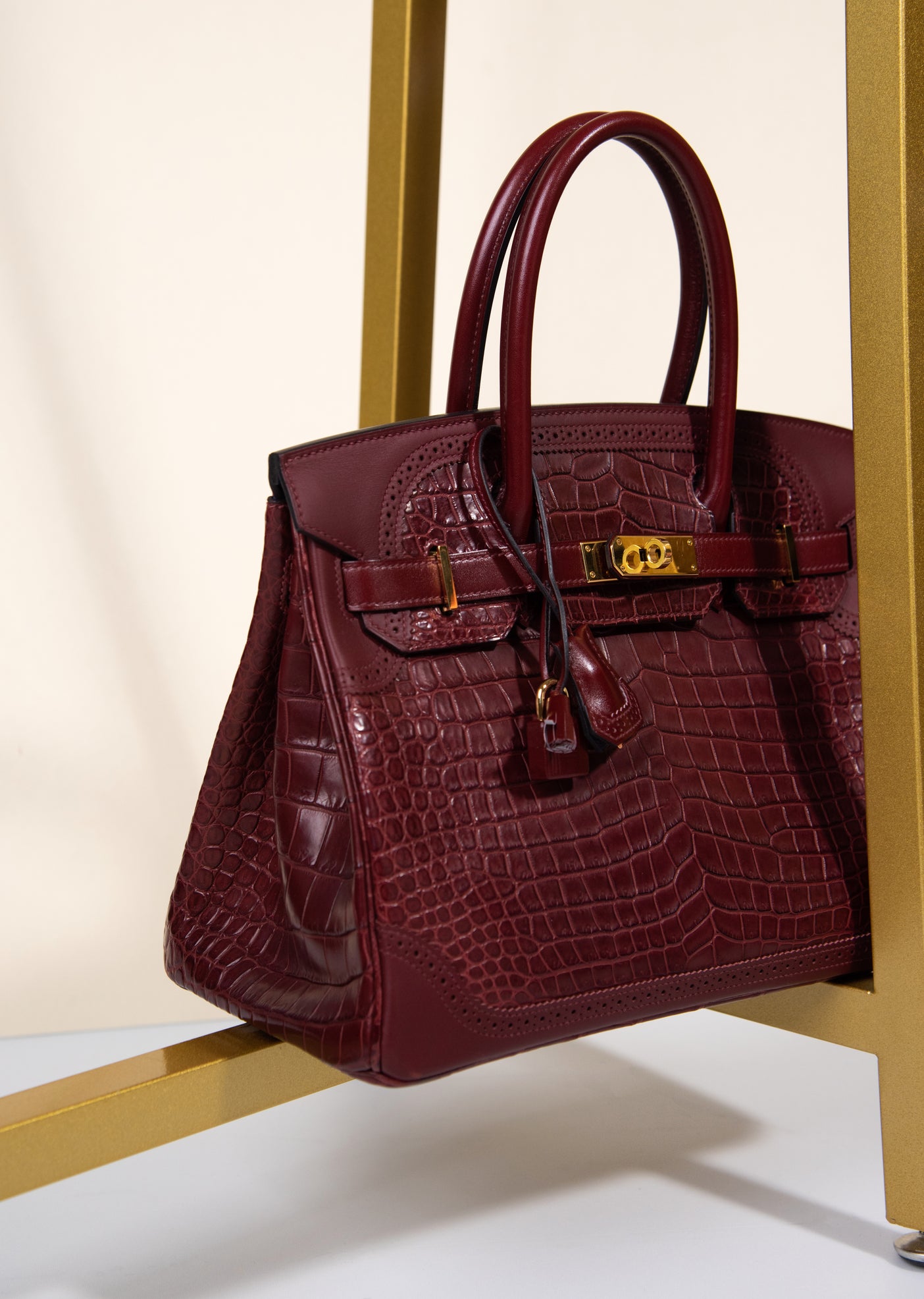 Hermès Birkin 30 Alligator in Ghilles GHW