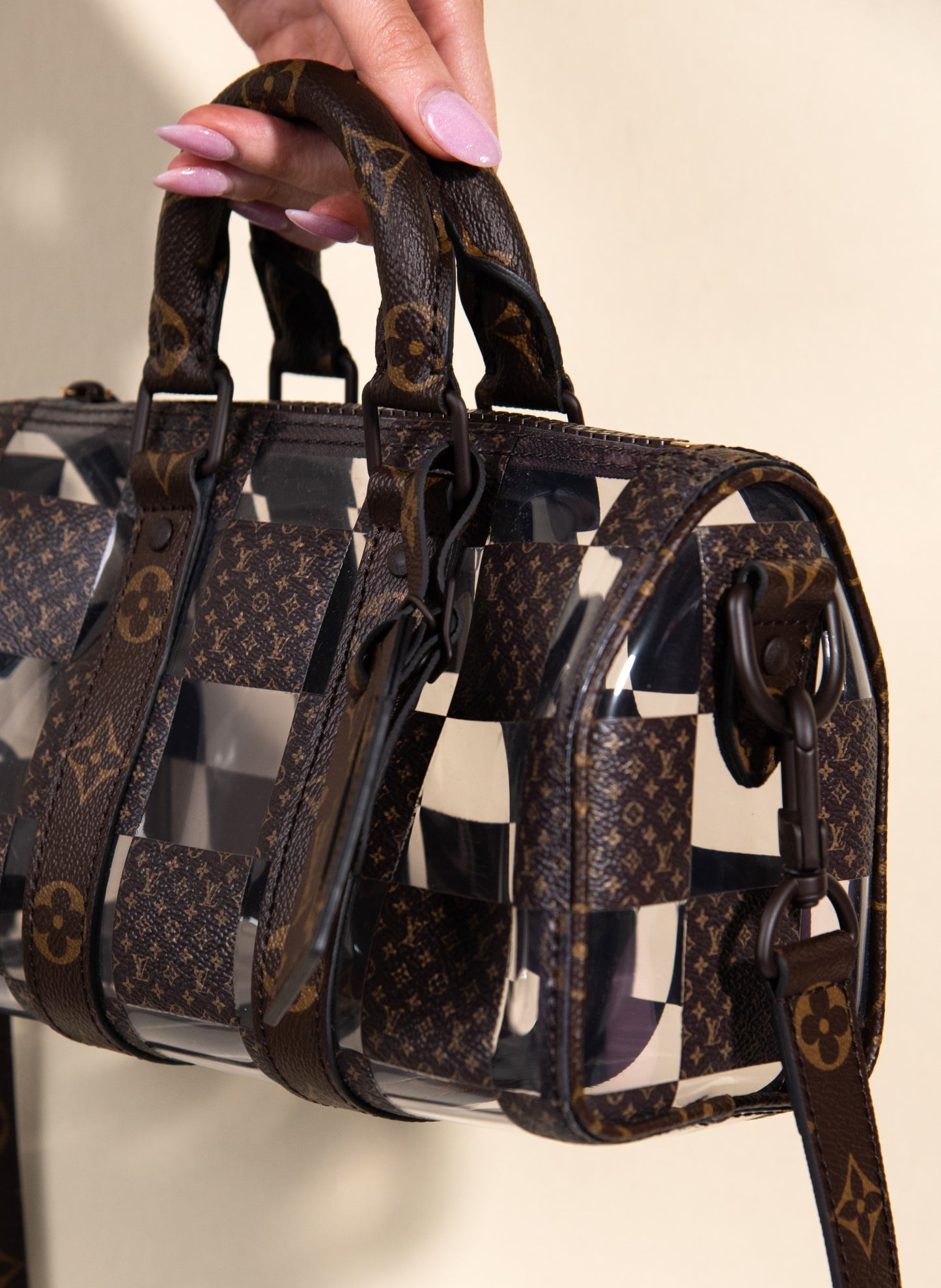Louis Vuitton Keepall Bandouliere 25 Brown/Clear