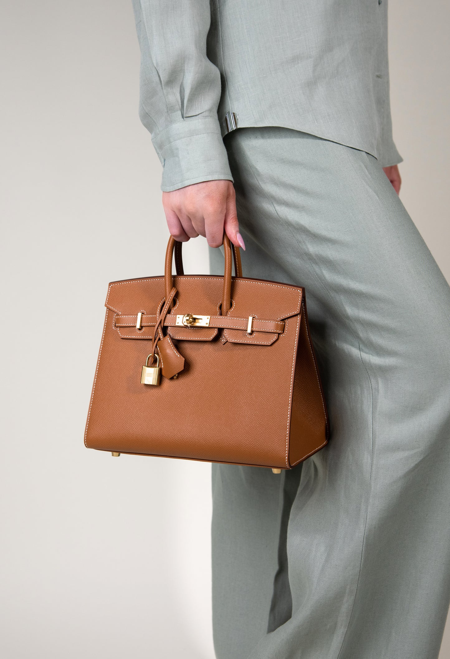 Hermès Birkin 25 Epsom Gold GHW