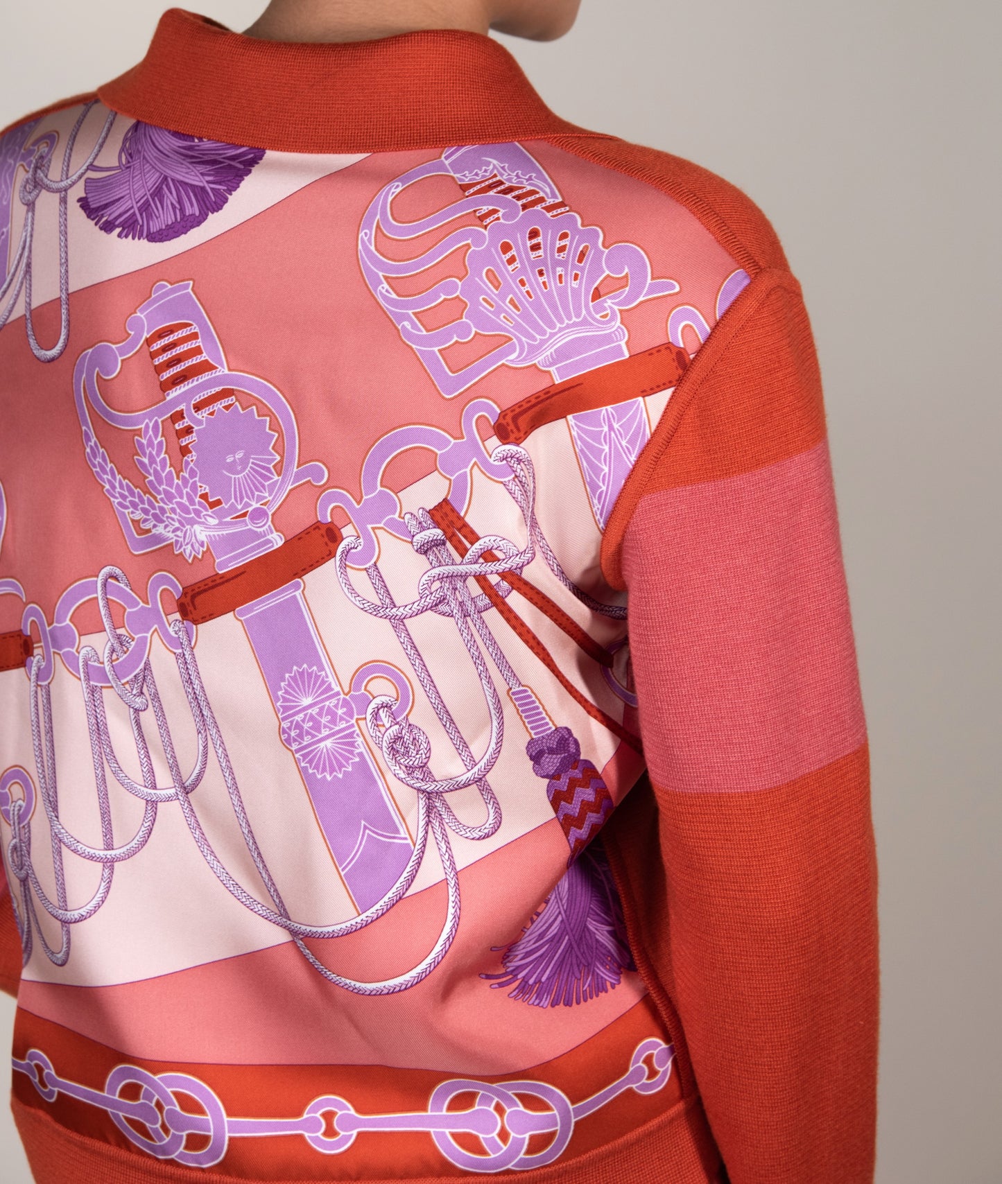 Hermès Cliquetis Finesse Multicolored Twillaine Cardigan & Pants