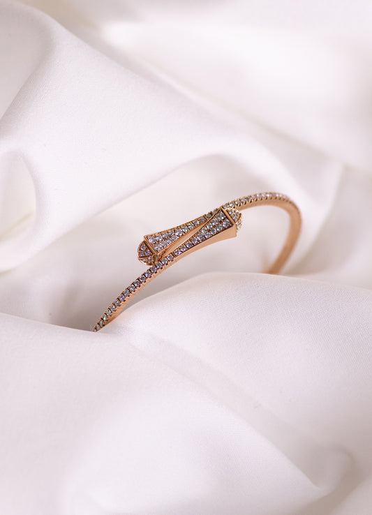 Marli Cleo Rose Gold Full Diamond Small Bracelet