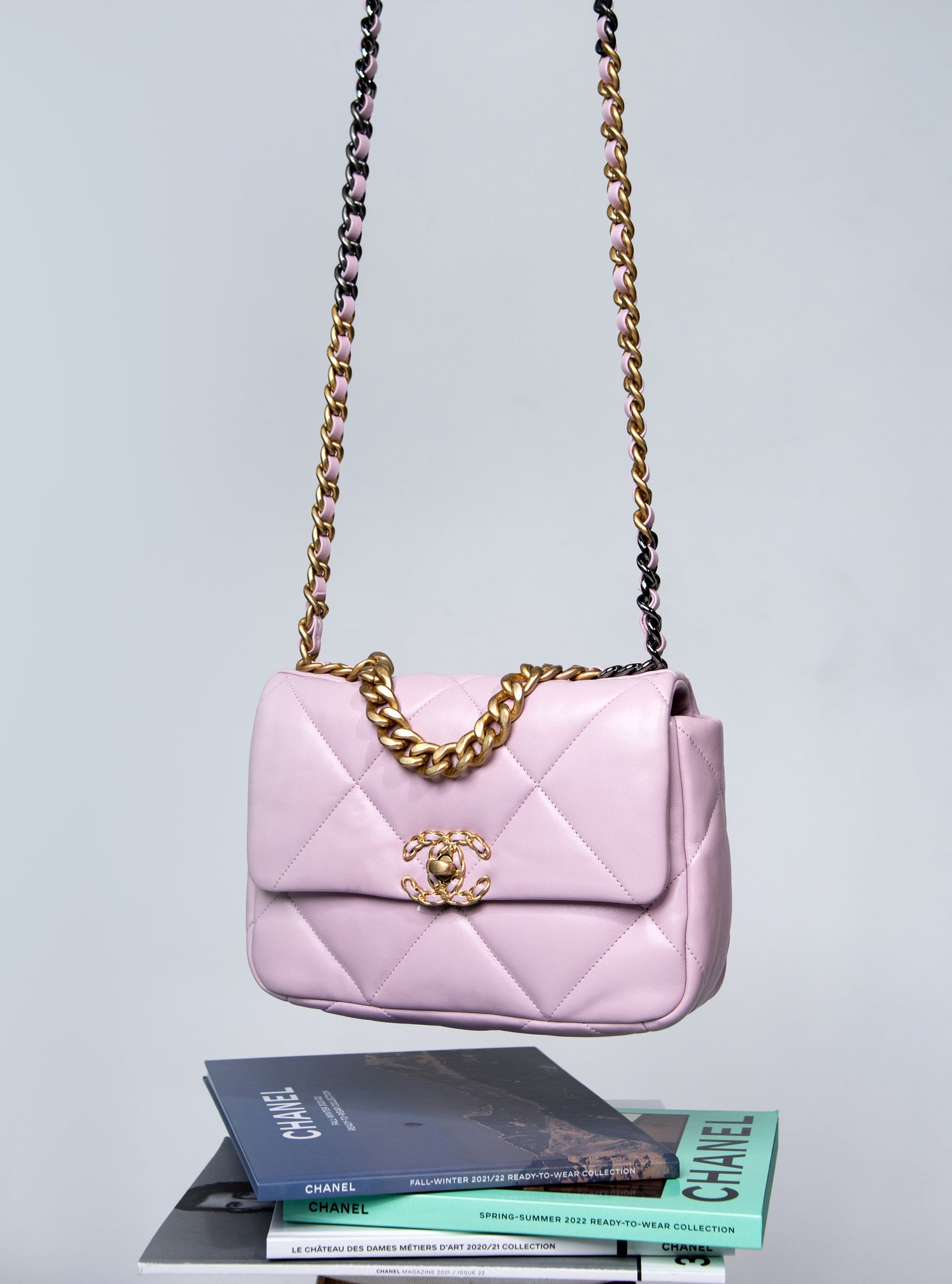 Chanel 19 Flap Bag in Light Pink