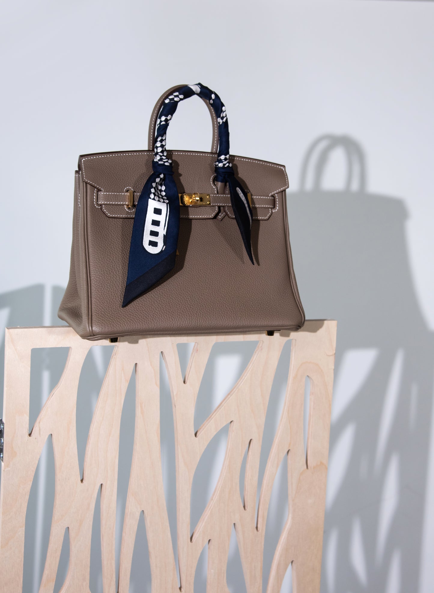 Hermès Birkin 25 in Etoupe GHW