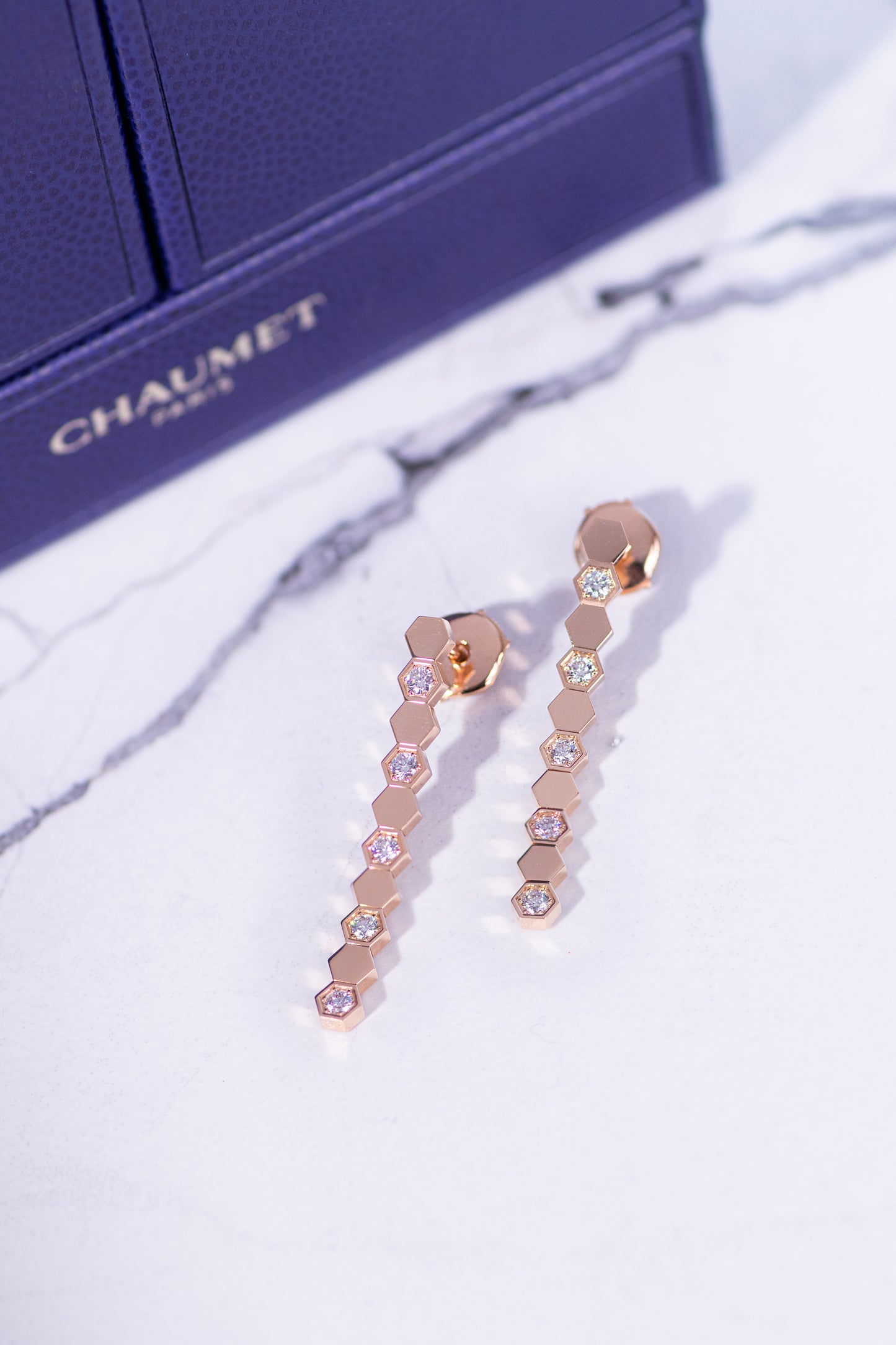 Chaumet Bee My Love Earrings Rose Gold
