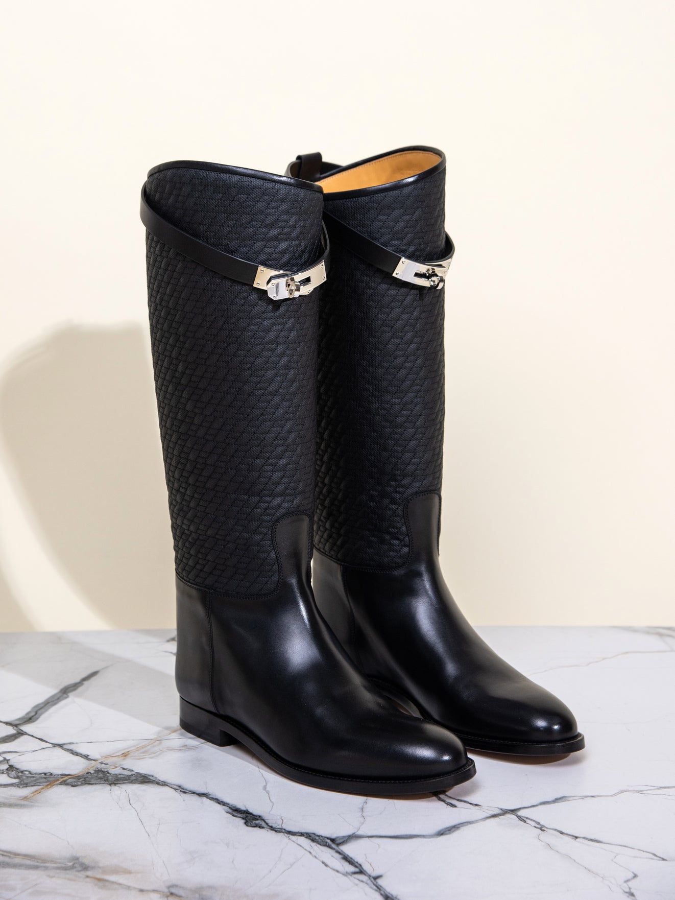 Hermès Black Jumping Boots PHW