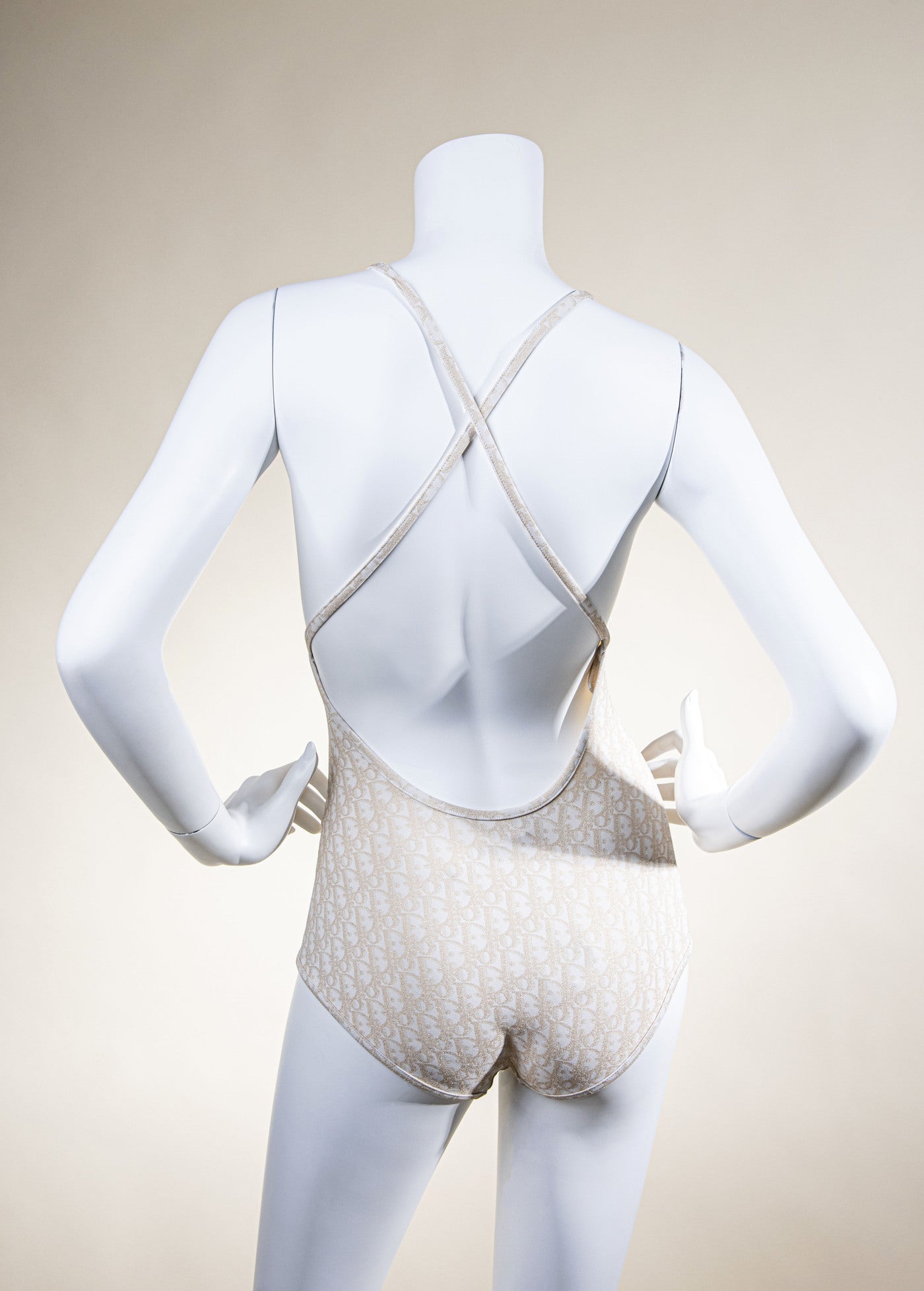 Dior One-Piece Swimsuit Gold-Tone