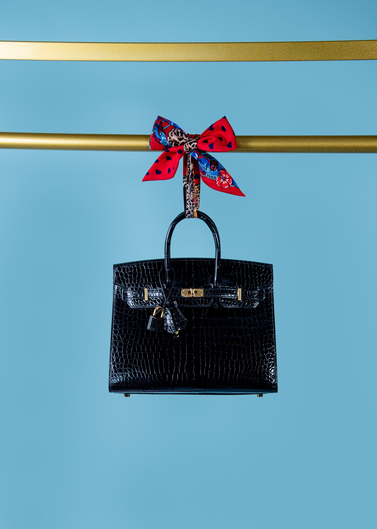 Hermès Birkin 25 Sellier Black Crocodile with GHW