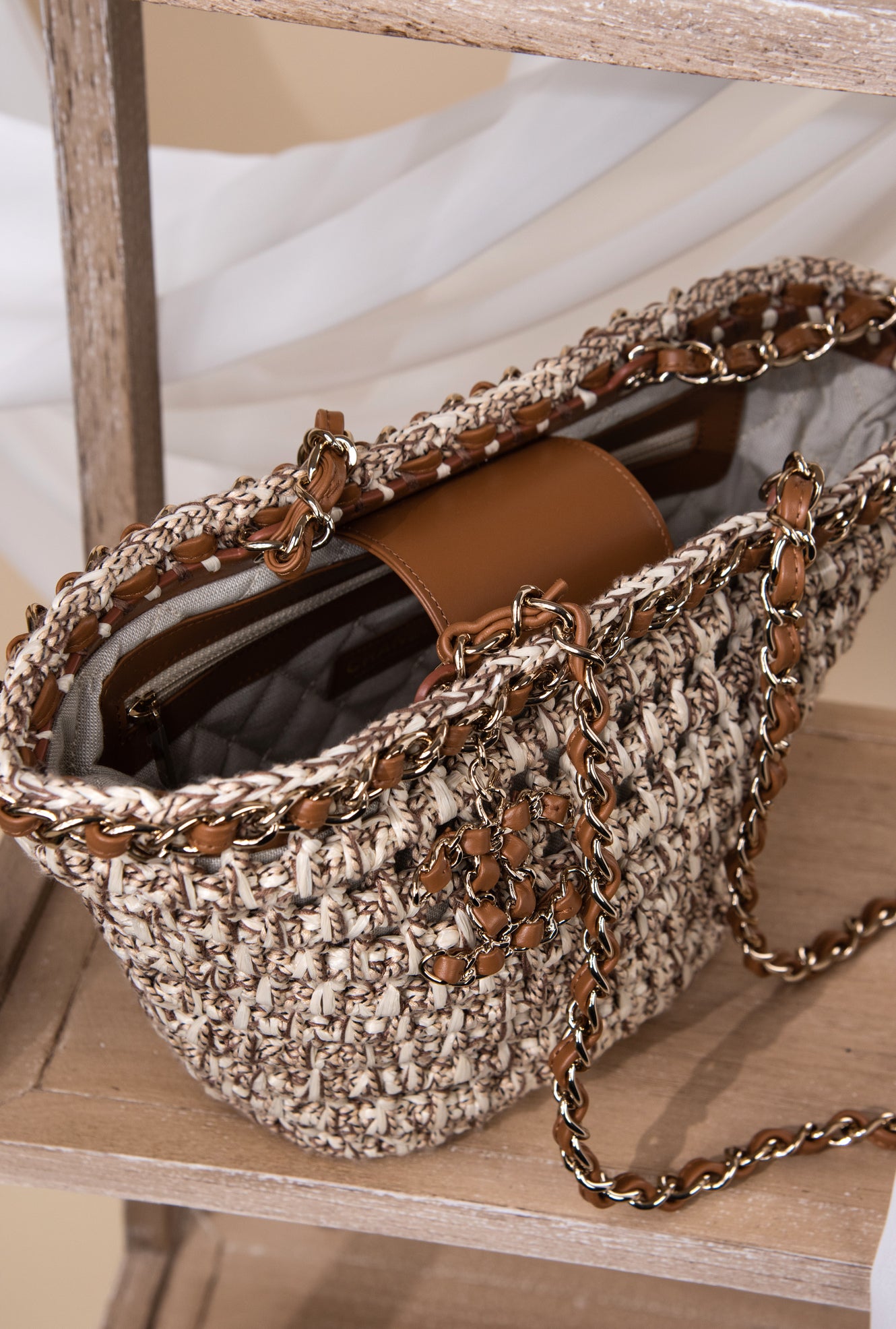 Chanel - Crochet Shopping Bag