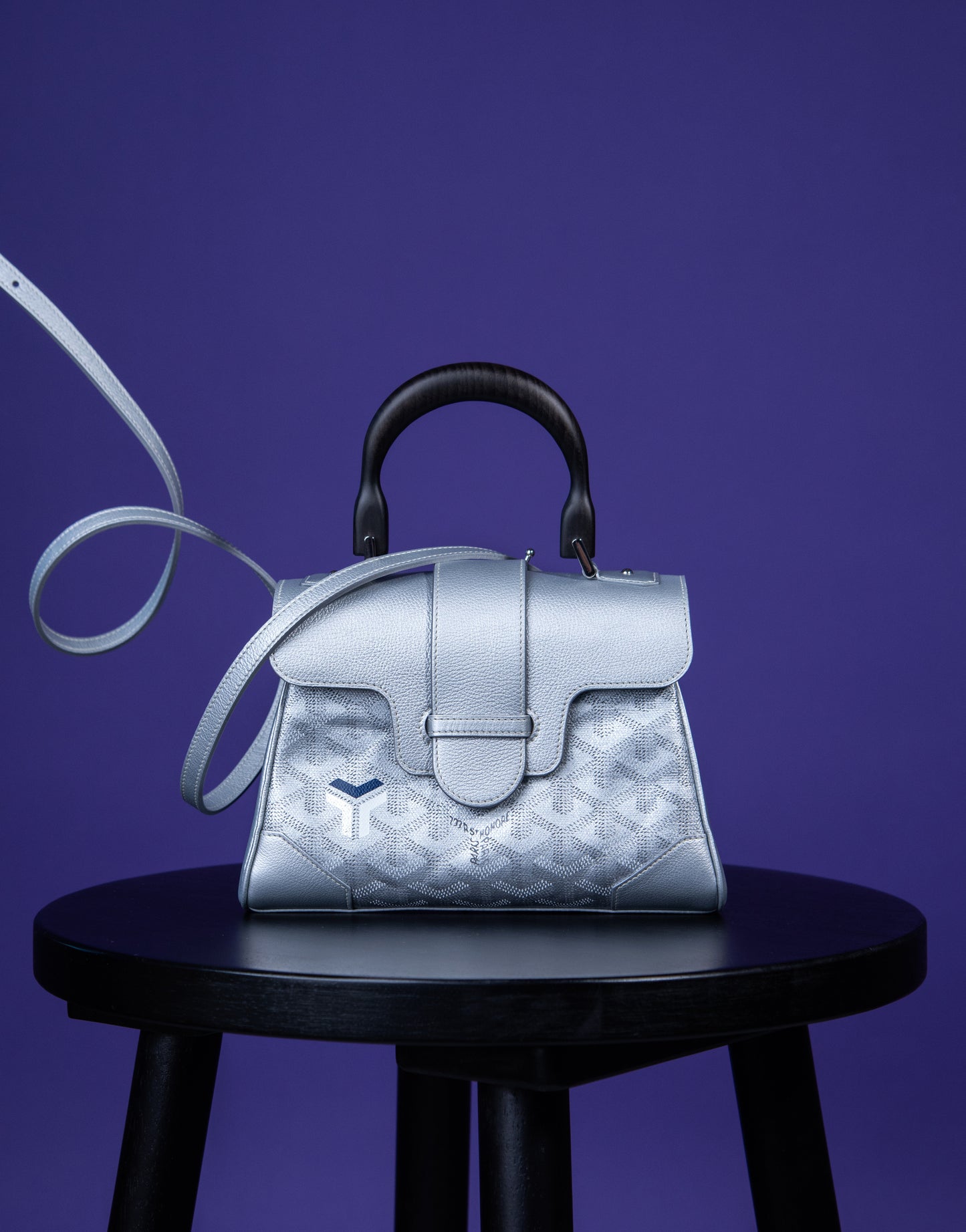 Goyard Limited Edition Mini Saigon in Silver Metallic