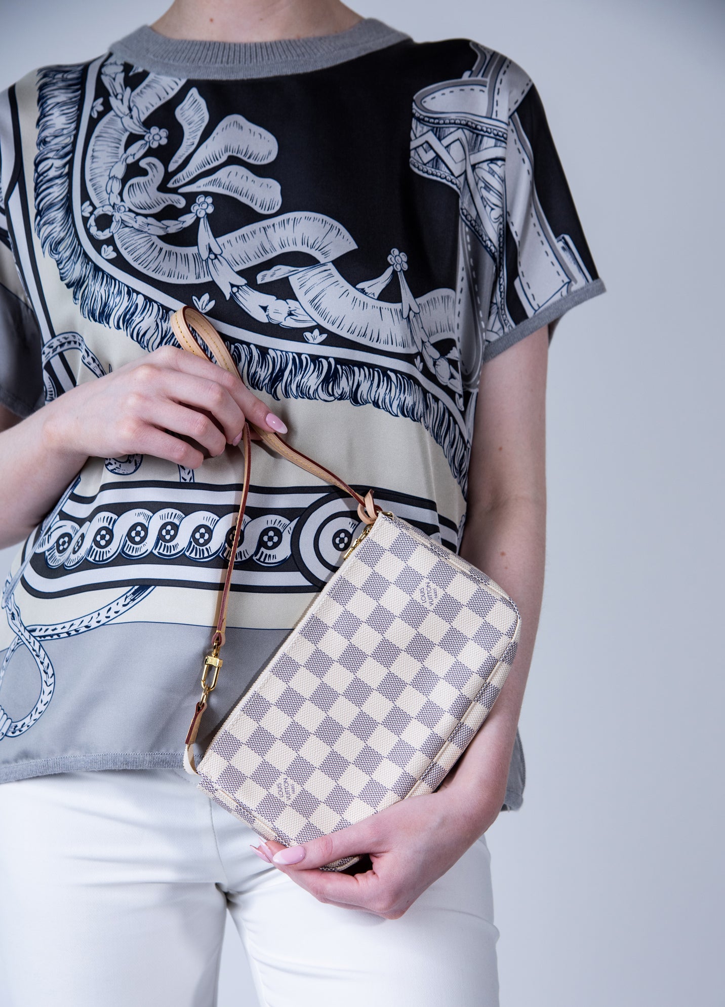 Louis Vuitton Damier Azur Pouch Bag