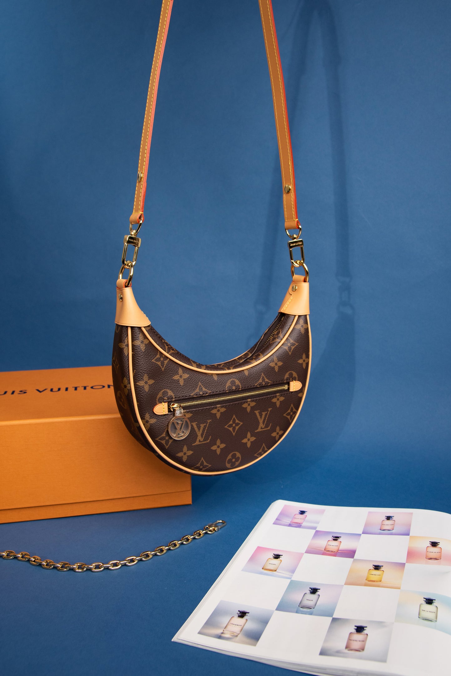 Louis Vuitton Loop Brown Coated Canvas Bag