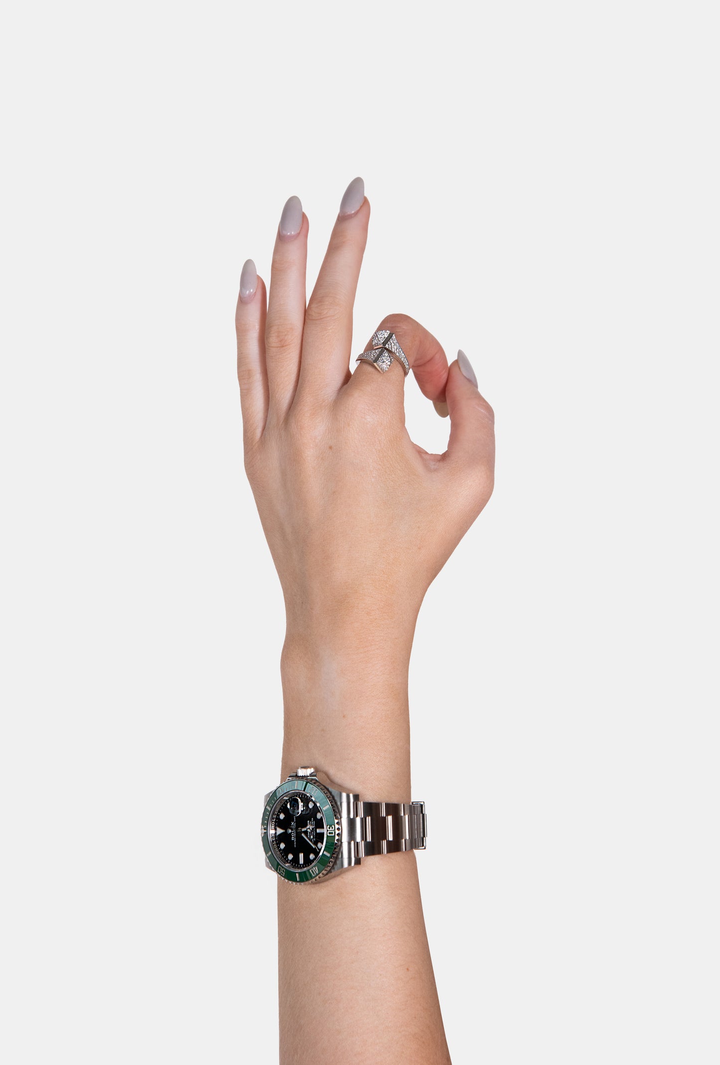 Marli Cleo White Gold Ring w/Diamond