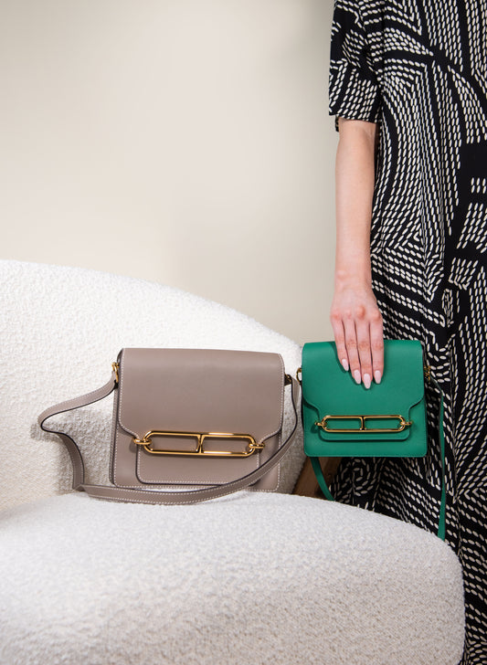 Hermès - Roulis 18 in Vert Vertigo & Roulis 23 in Gris Asphalt